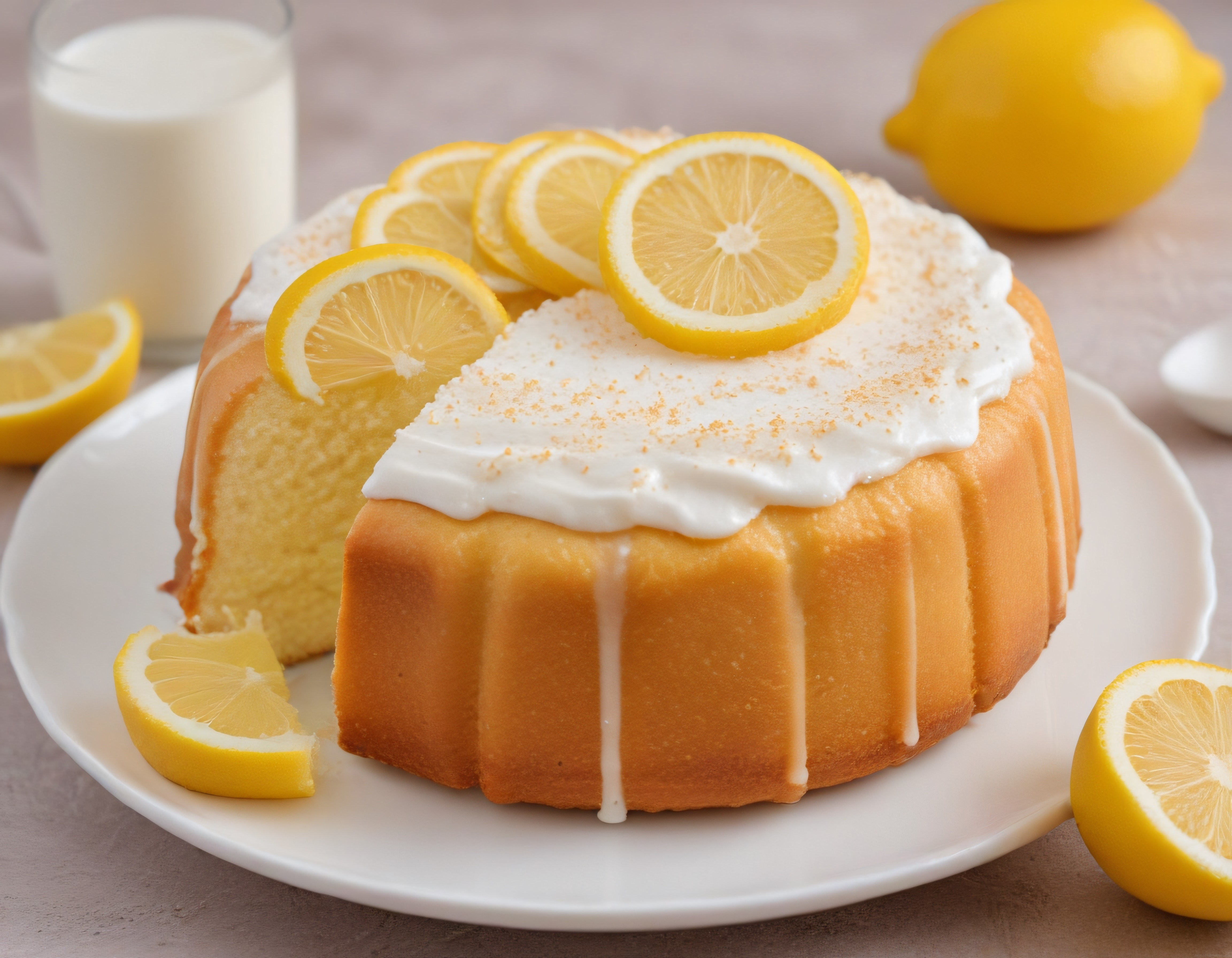Ev Yapımı Limonlu Kek Tarifi: Yumuşacık Dokusu ve Limon Sosuyla