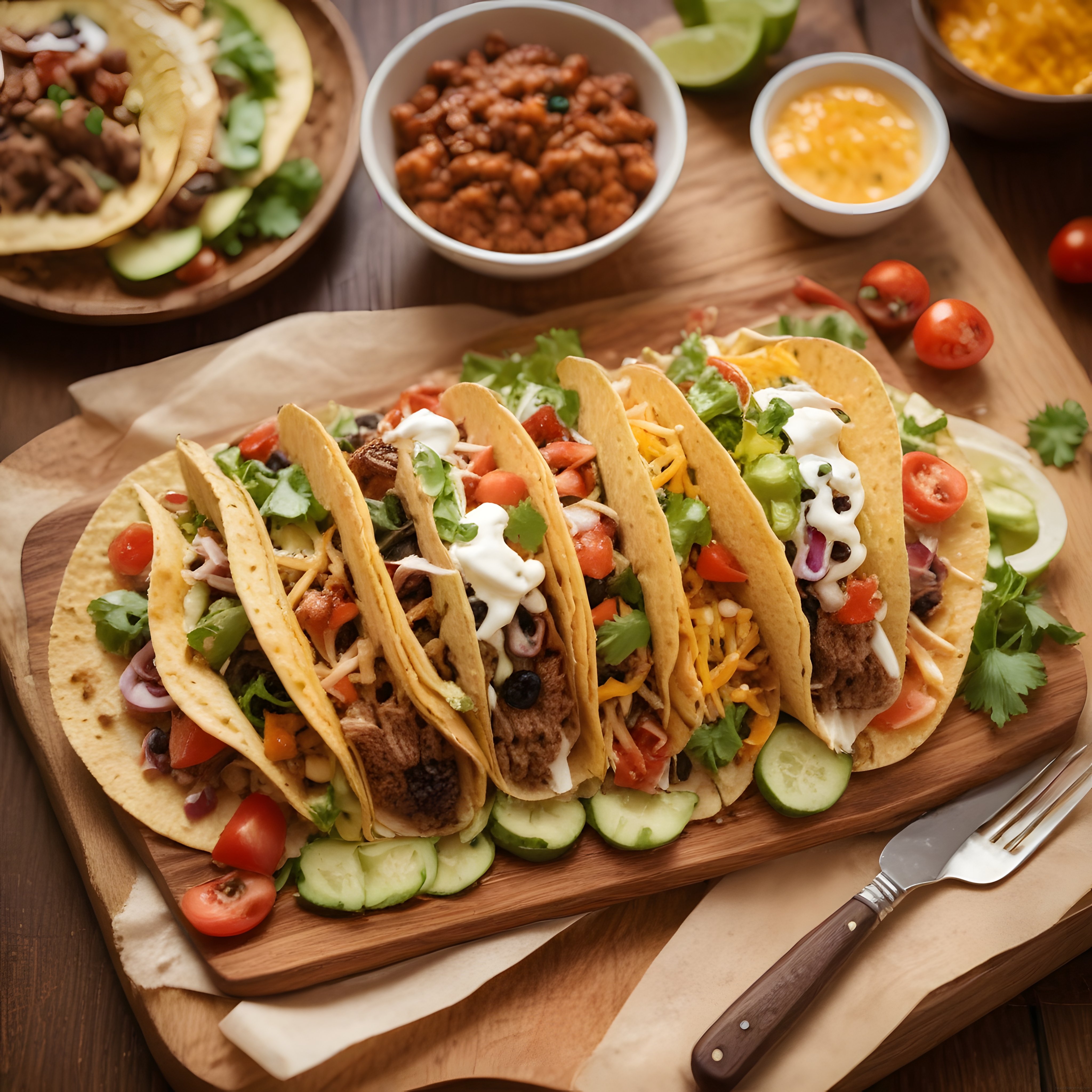 Ev Yapımı Meksika Tacosu: Etli Tortilla ve Özel Soslarla Dolu Lezzet Şöleni
