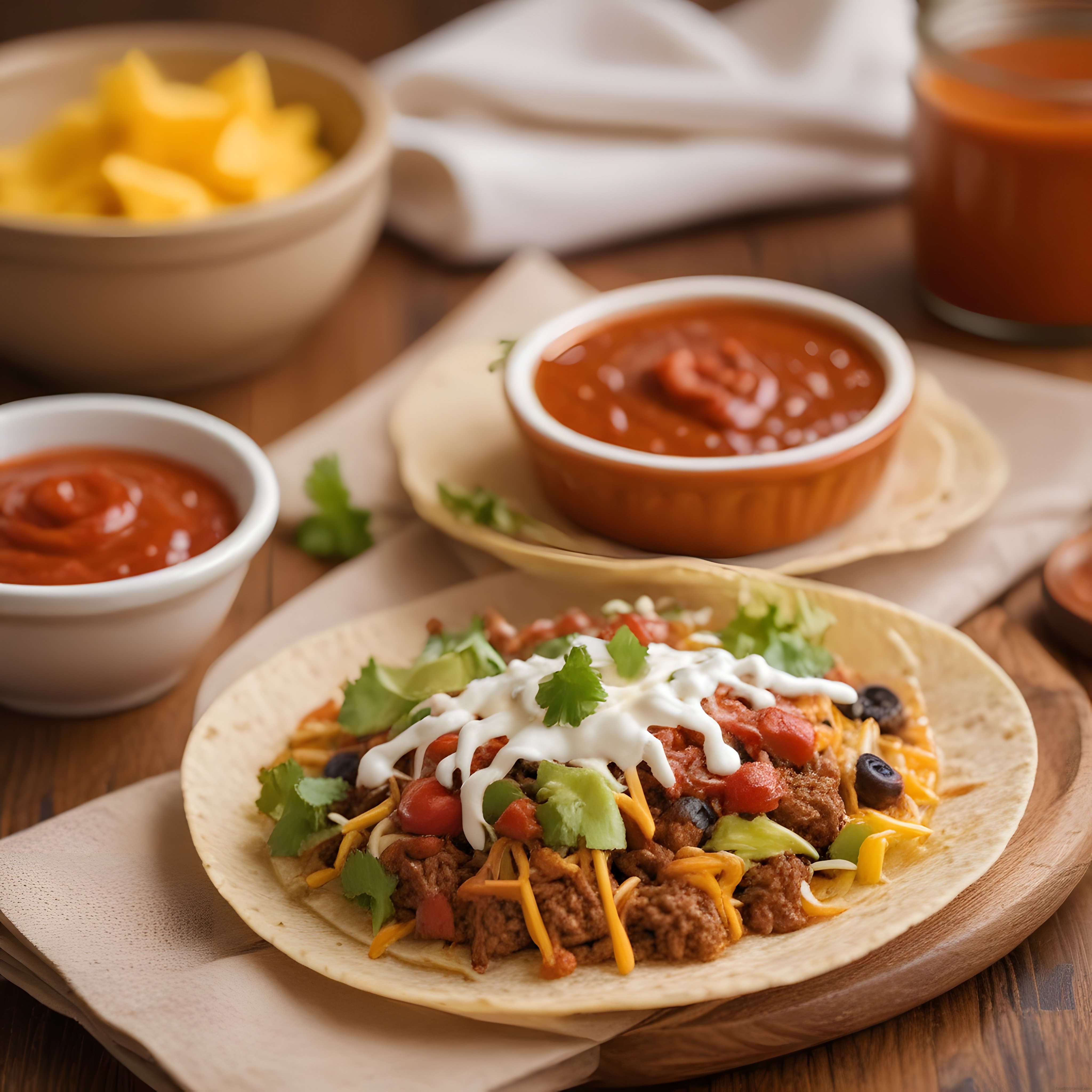 Ev Yapımı Mex Tacos: Baharatlı Et, Avokado ve Peynirle Dolu Lezzet