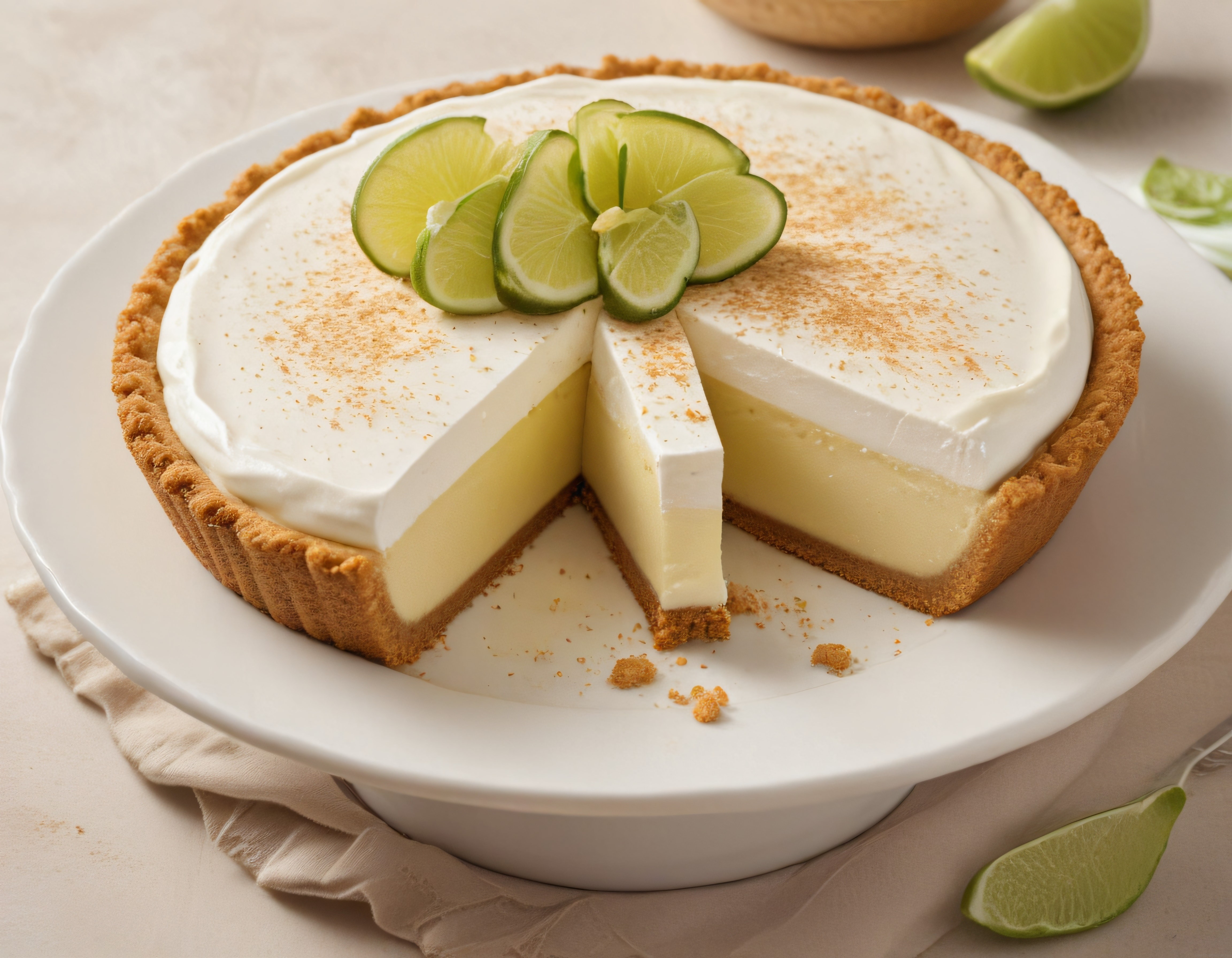 Ev Yapımı Misket Limonlu Tart: Kremalı ve Bisküvi Tabanlı Ferahlatıcı Tatlı