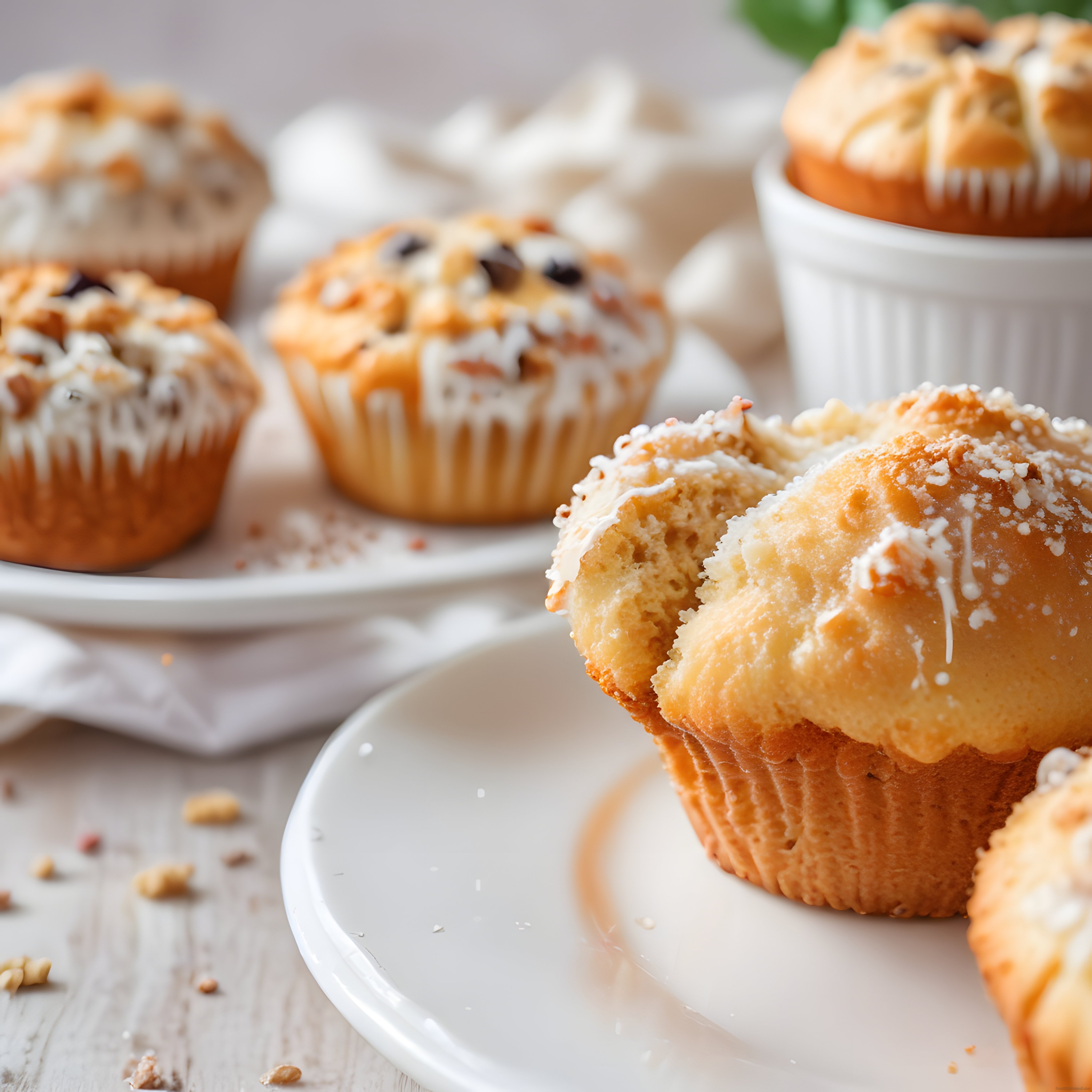 Ev Yapımı Muffin ve Cupcake Sunumu: Taze Fırından Çıkmış Tatlı Lezzetler