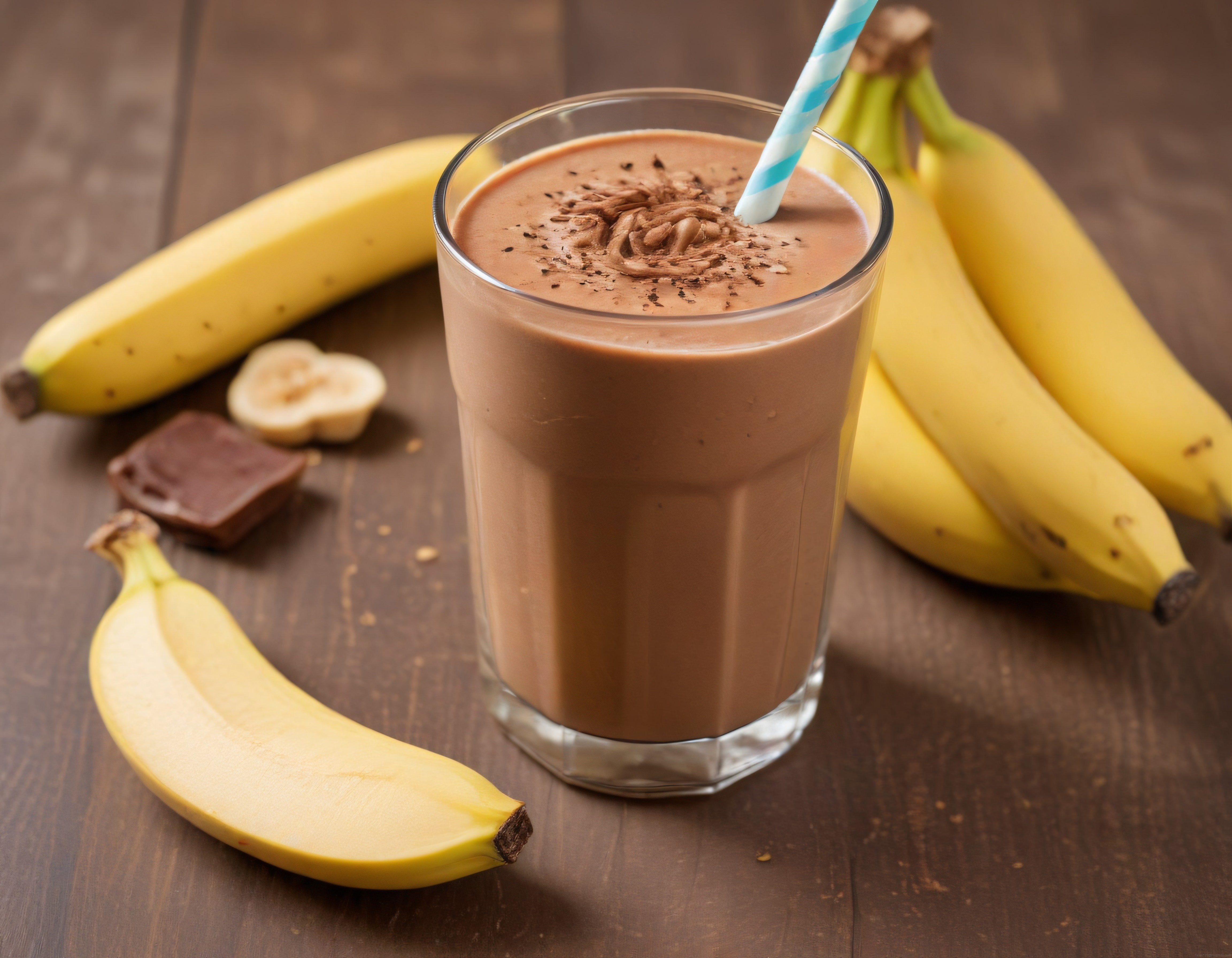 Ev Yapımı Muzlu Çikolatalı Smoothie: Lezzetli ve Besleyici Kahvaltılık İçecek