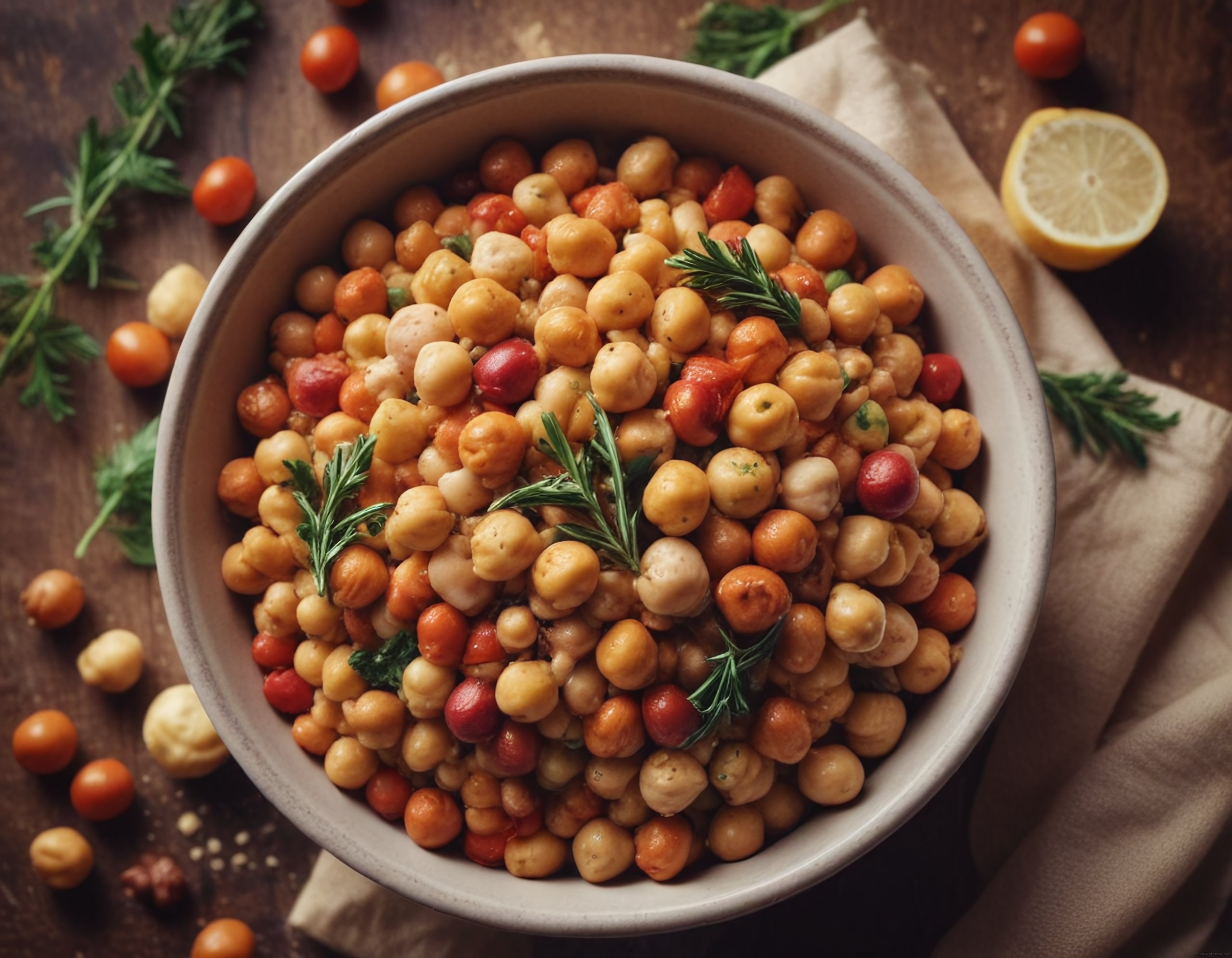 Ev Yapımı Nohut Salatası: Baharatlı ve Limonlu Sağlıklı Mutfak Tarifi