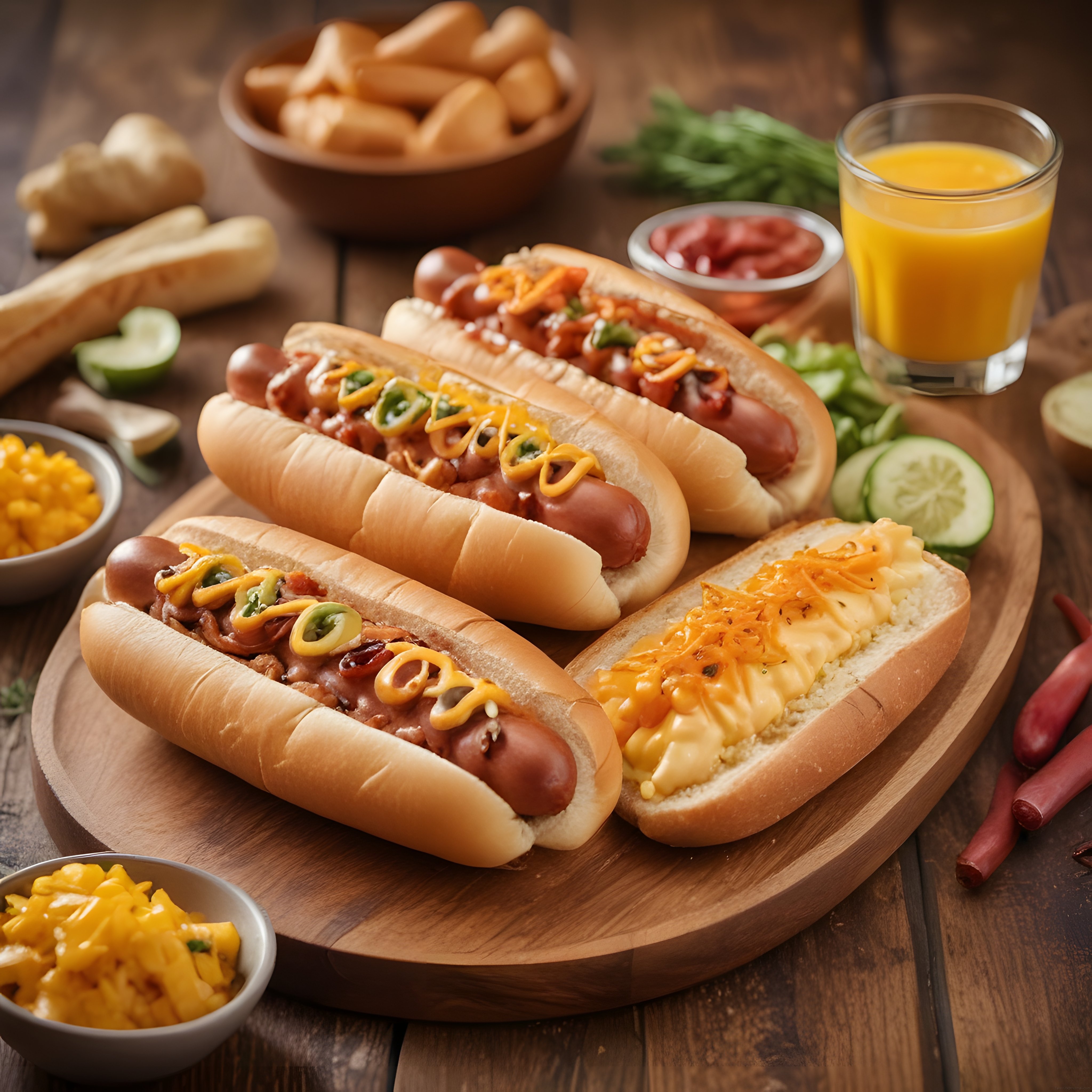 Ev Yapımı Soslu Hot Dog Tarifi ve Portakal Suyu ile Lezzetli Kahvaltı Keyfi
