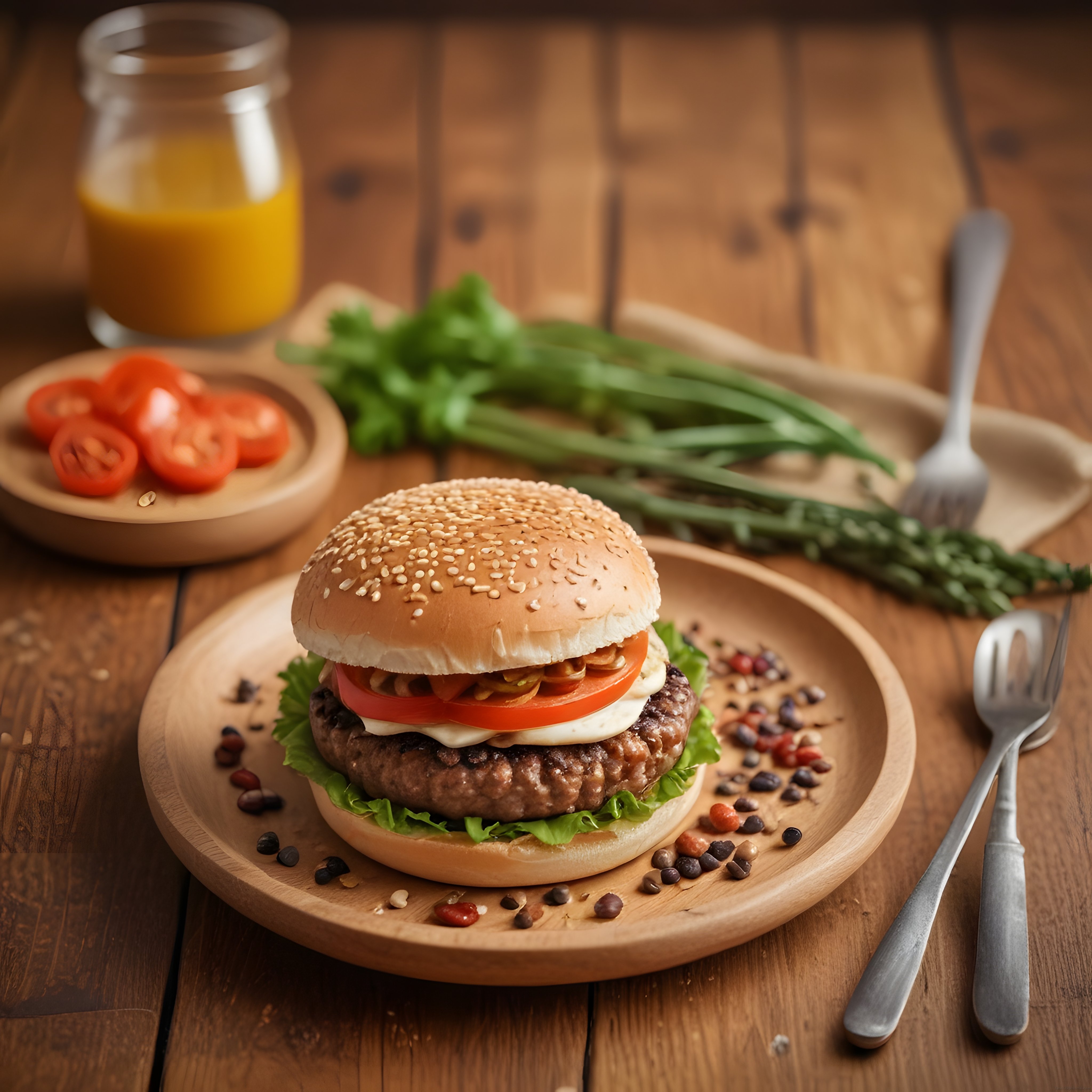 Ev Yapımı Susamlı Hamburger: Taze Malzemelerle Nefis ve Sağlıklı Öğün
