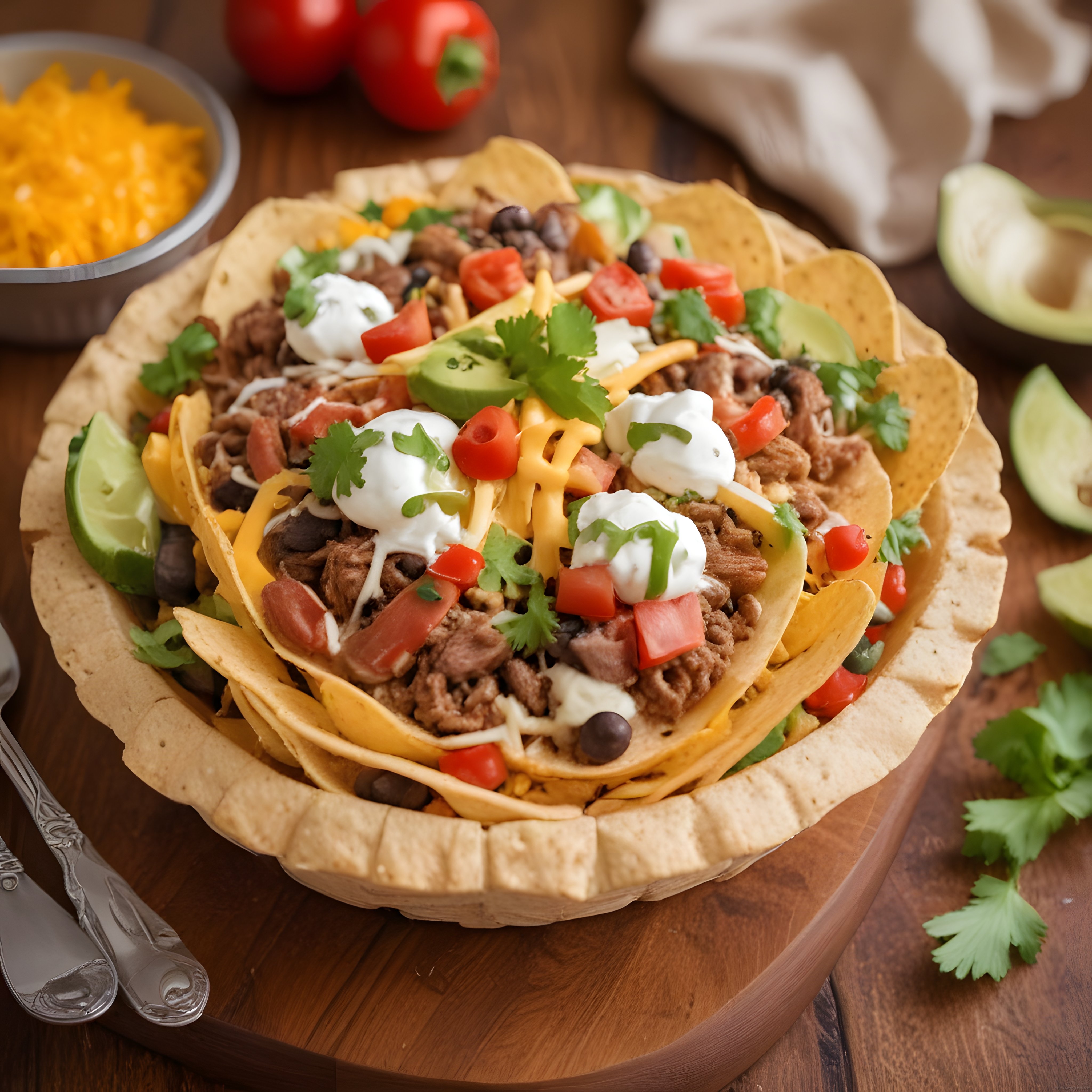 Ev Yapımı Taco Kasesi: Meksika Lezzeti ile Dolgun ve Renkli Bir Öğün