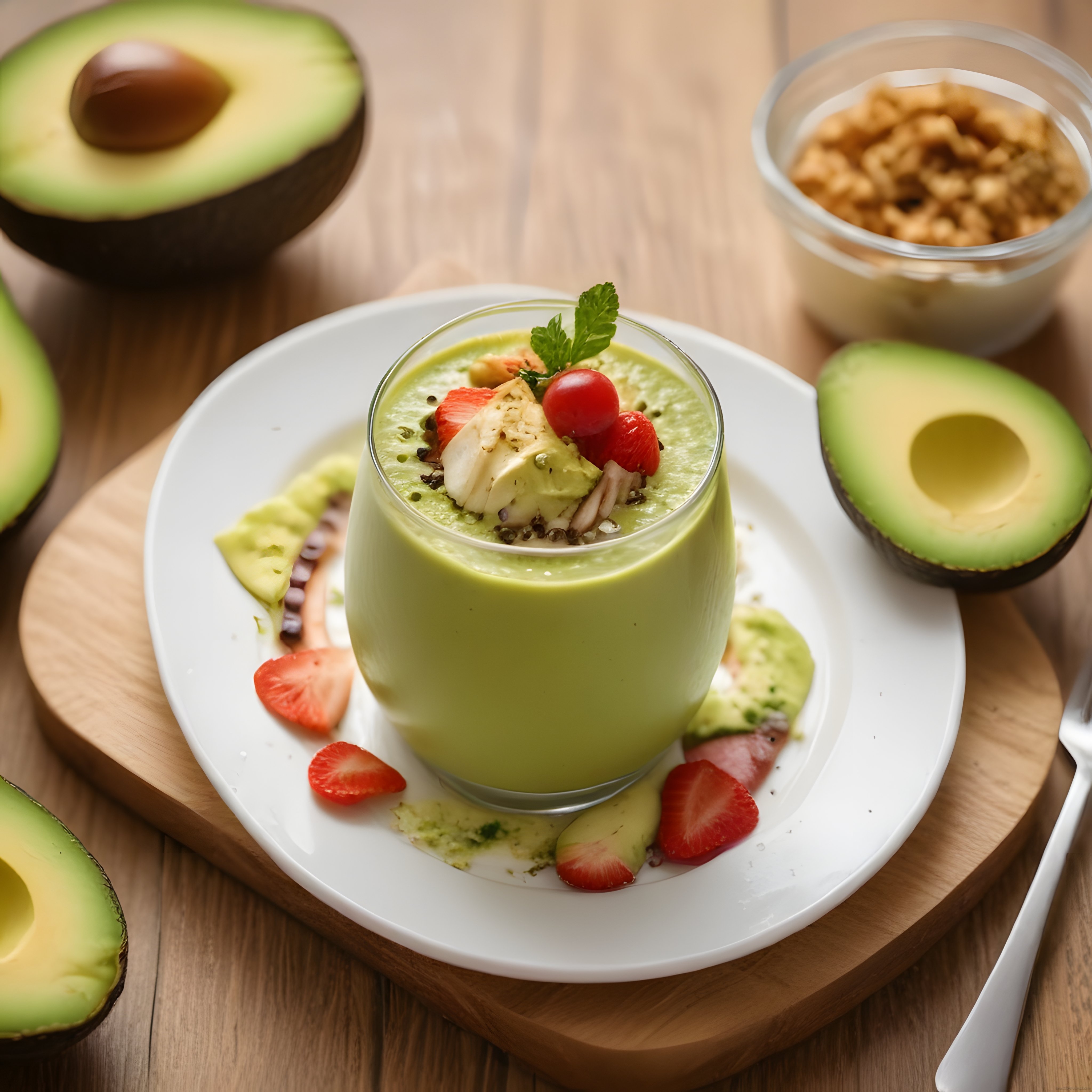 Ev Yapımı Taze Avokadolu Çilekli Smoothie ile Sağlıklı ve Lezzetli Kahvaltı Tarifi