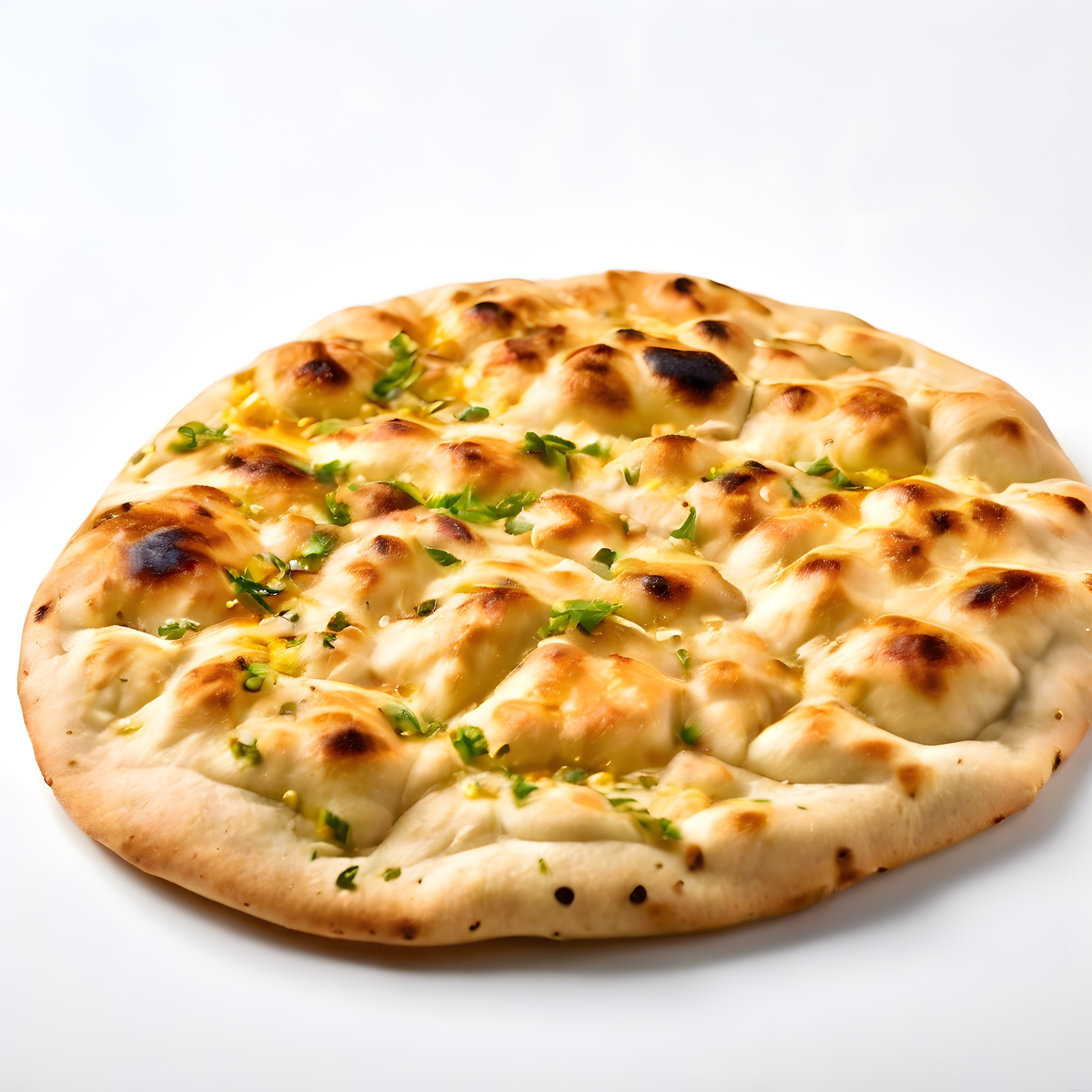 Ev Yapımı Taze Fırından Çıkmış Sarımsaklı ve Otlu Focaccia Ekmek