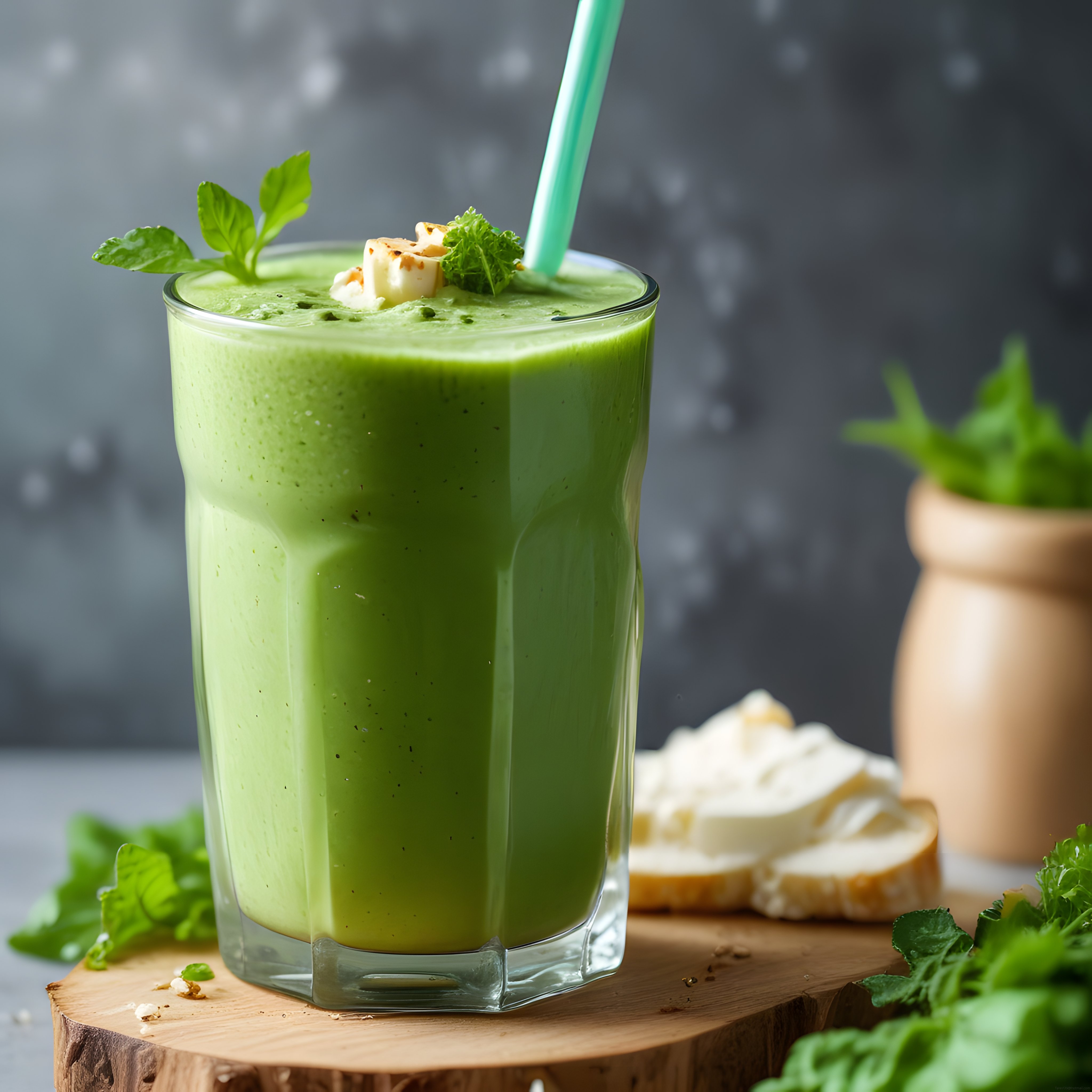 Ev Yapımı Yeşil Detoks Smoothie: Besleyici ve enerji verici sağlıklı içecek tarifi