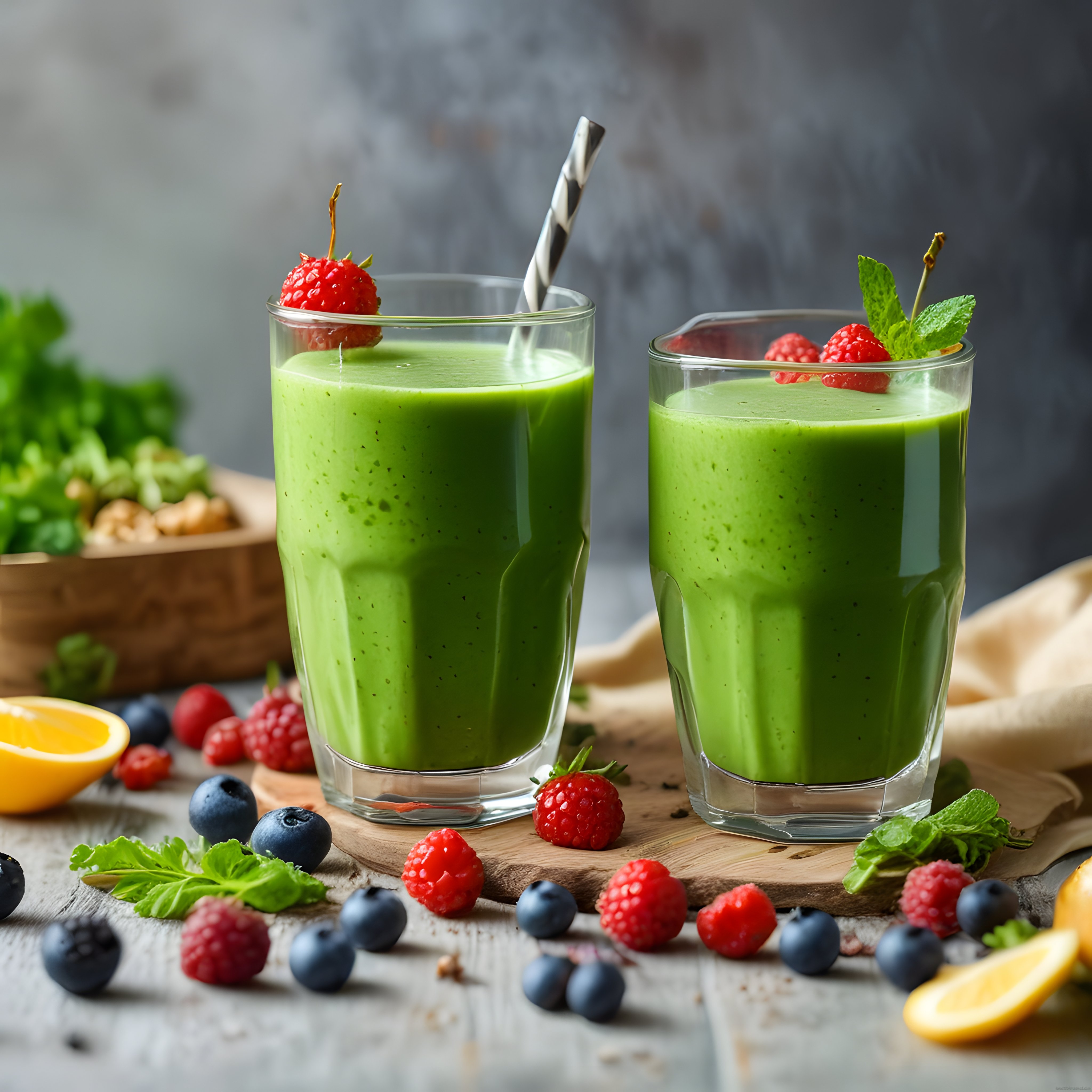 Ev Yapımı Yeşil Smoothie Tarifi: Ispanaklı ve Orman Meyveli Detoks İçeceği