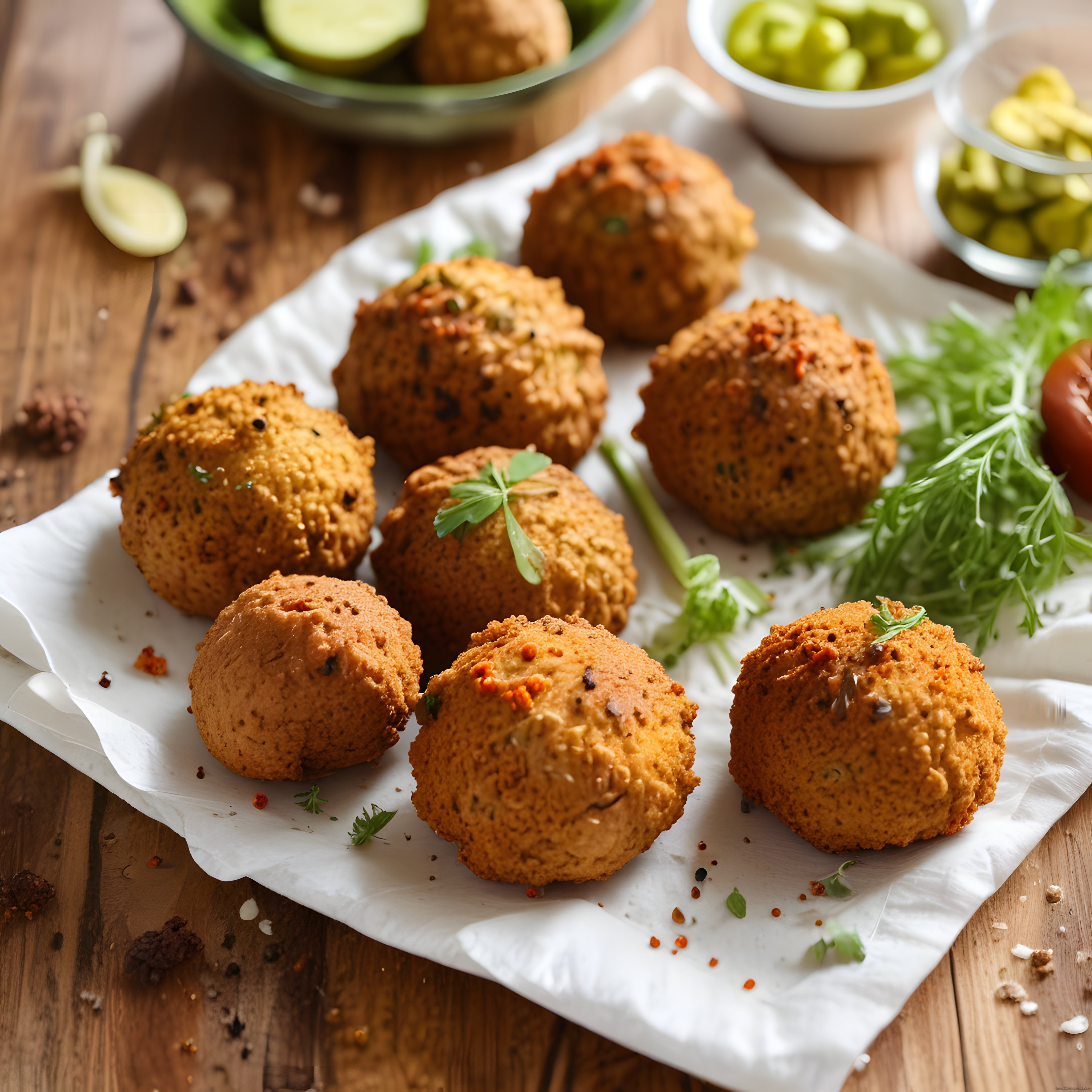 Evde Çıtır Falafel Yapımı: Ortadoğu Nohut Köftesi Sunumu ve Püf Noktaları