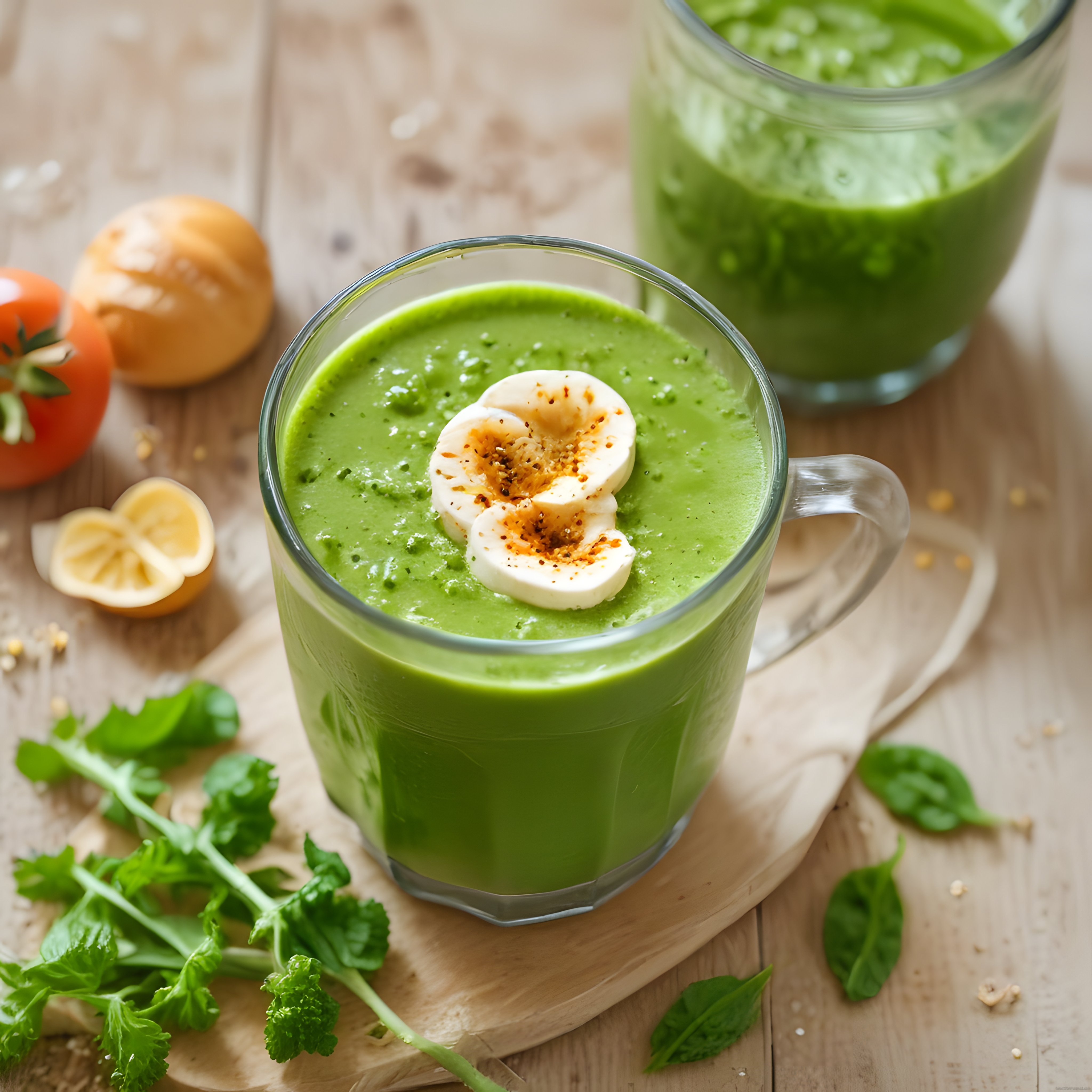 Evde Hazırlanan Besleyici Yeşil Smoothie Tarifi ile Günü Zinde Geçirin
