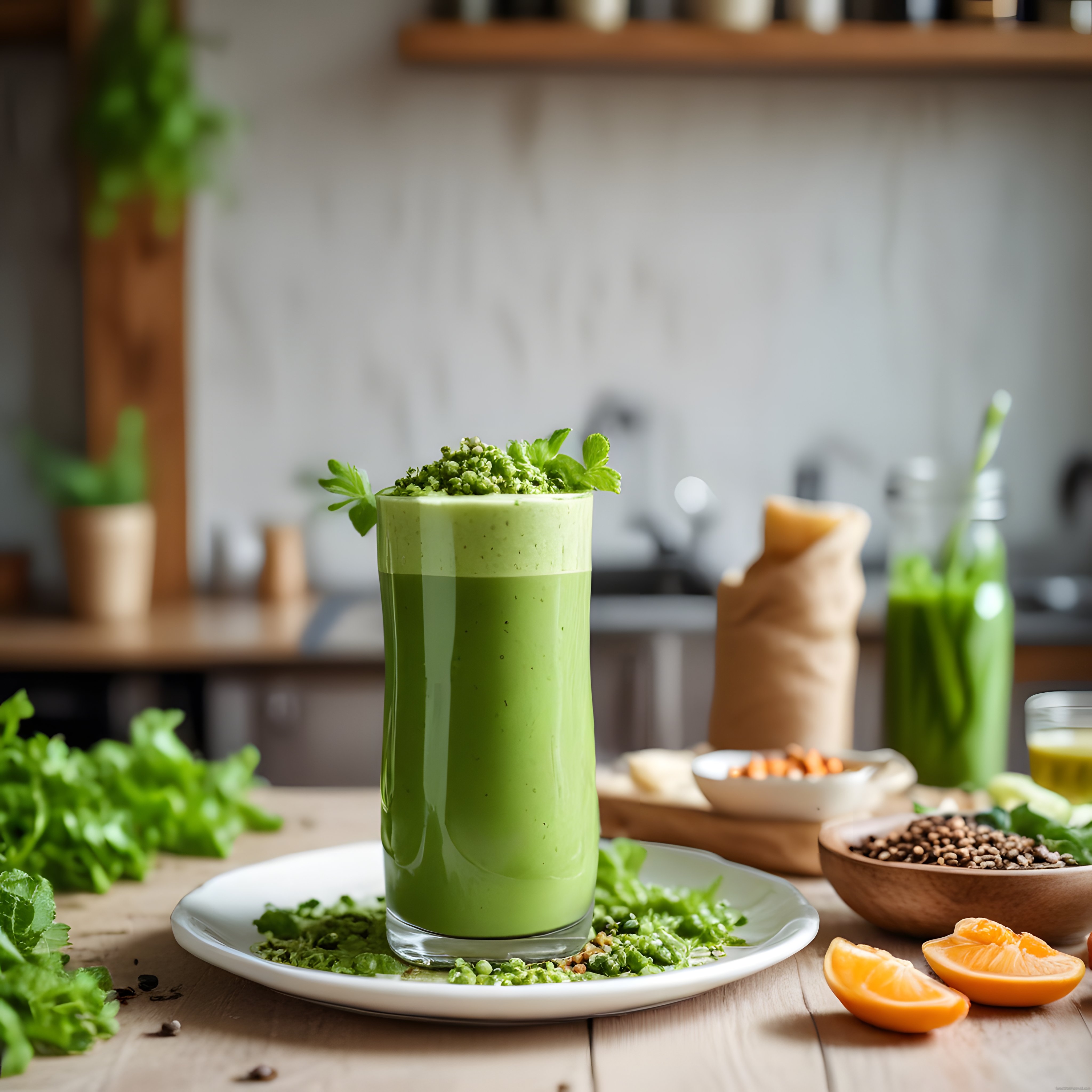 Evde Hazırlanan Detoks Yeşil Smoothie Tarifi: Vitamin Dolu Sağlıklı İçecek