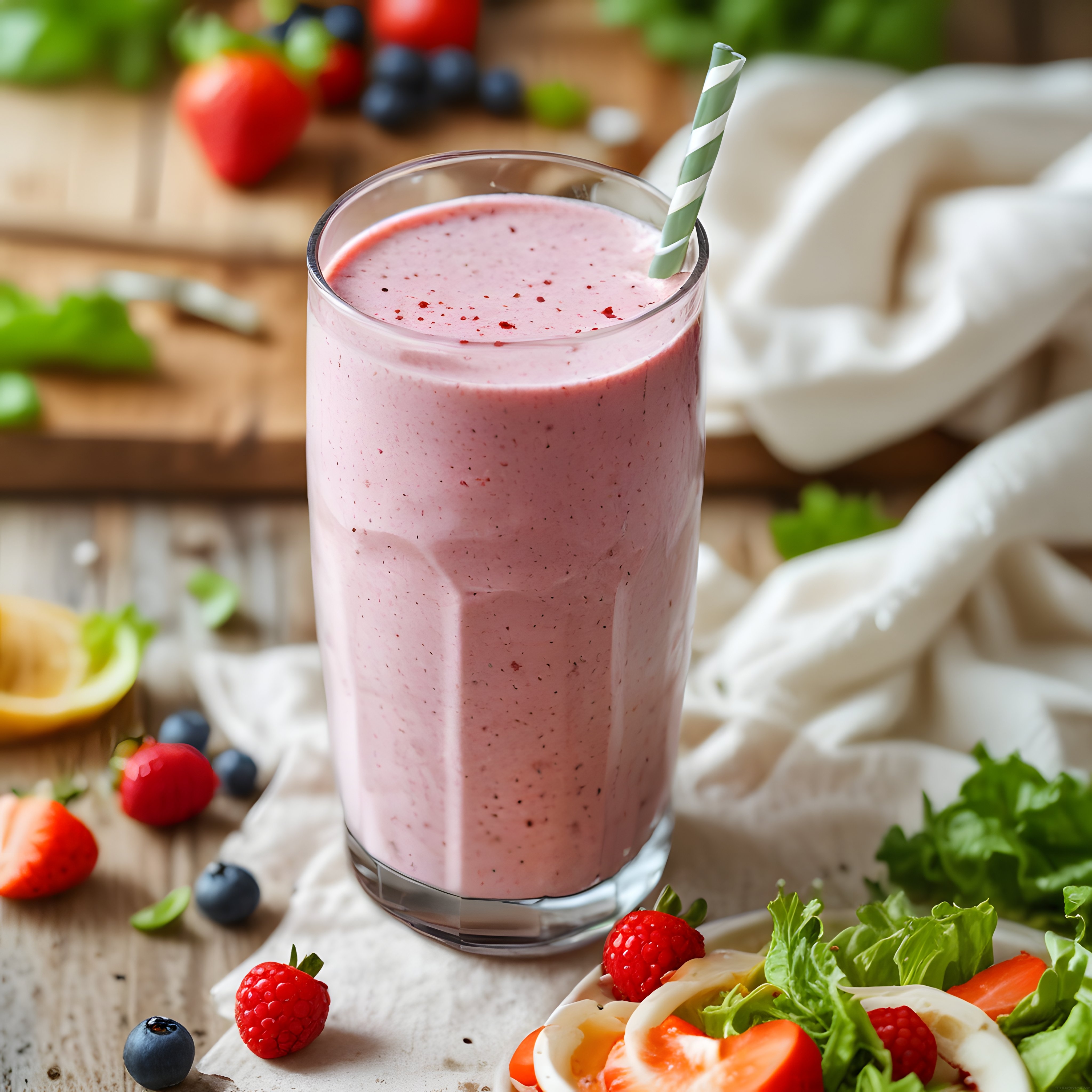 Evde Hazırlanan Orman Meyveli Smoothie ile Sağlıklı Kahvaltı Önerisi