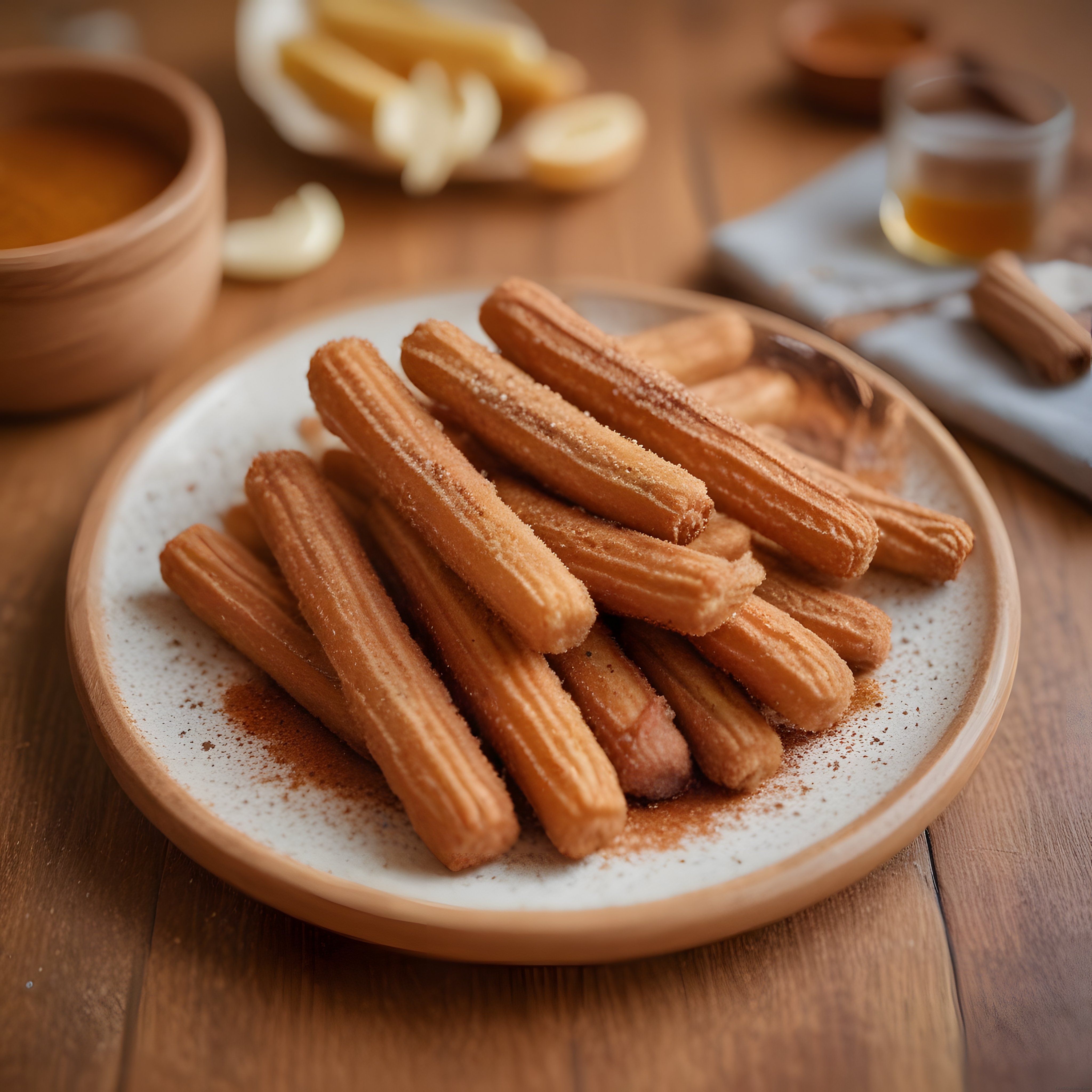 Evde Kolay Churros Yapımı: Tarçınlı ve Çikolata Soslu Tatlı Keyfi