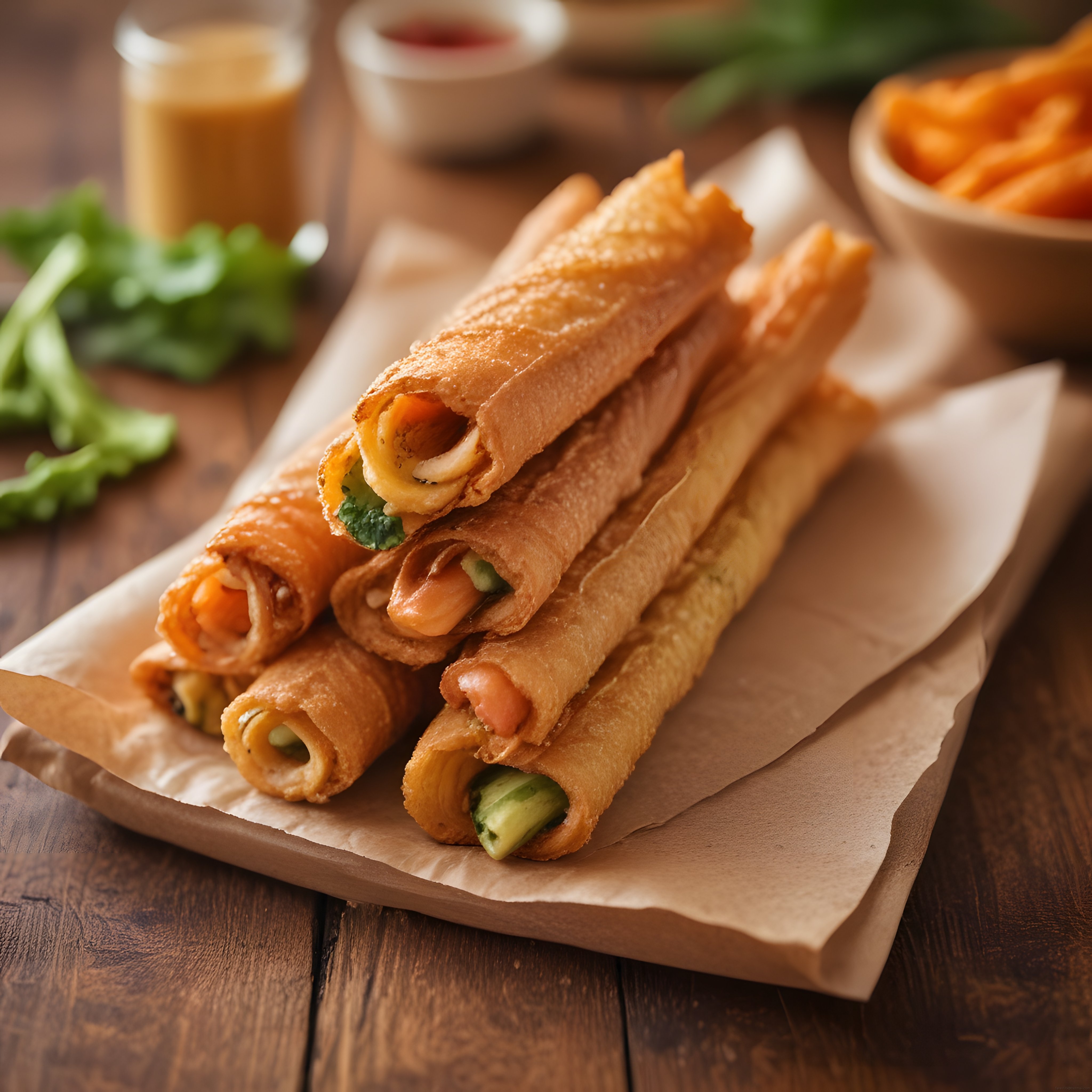 Evde Kolay Çıtır Sebzeli Rulo Börek Tarifi ve Sunum Fikirleri