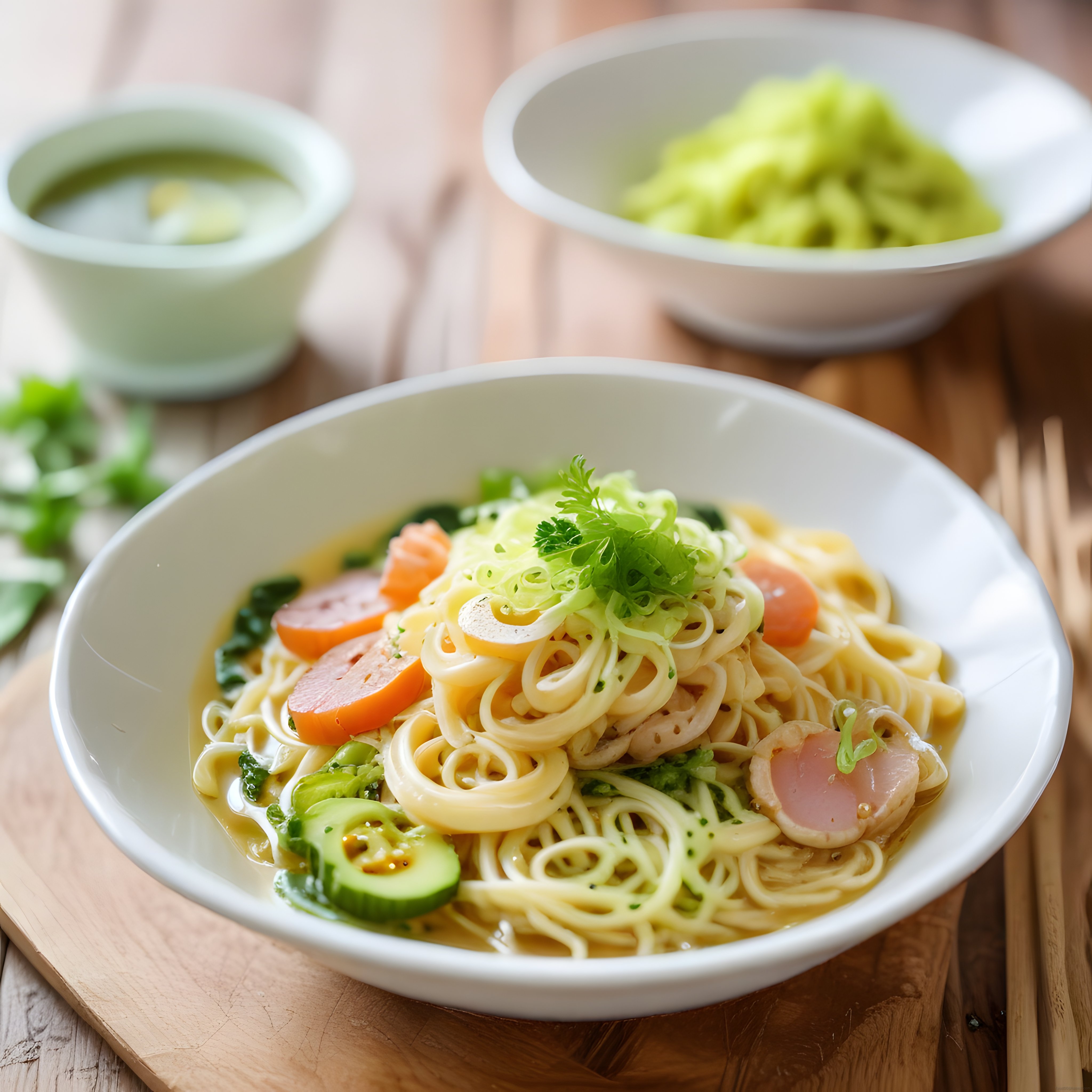 Evde Kolay Japon Ramen Tarifi: Taze Sebzeli ve Sosisli Noodle Çorbası