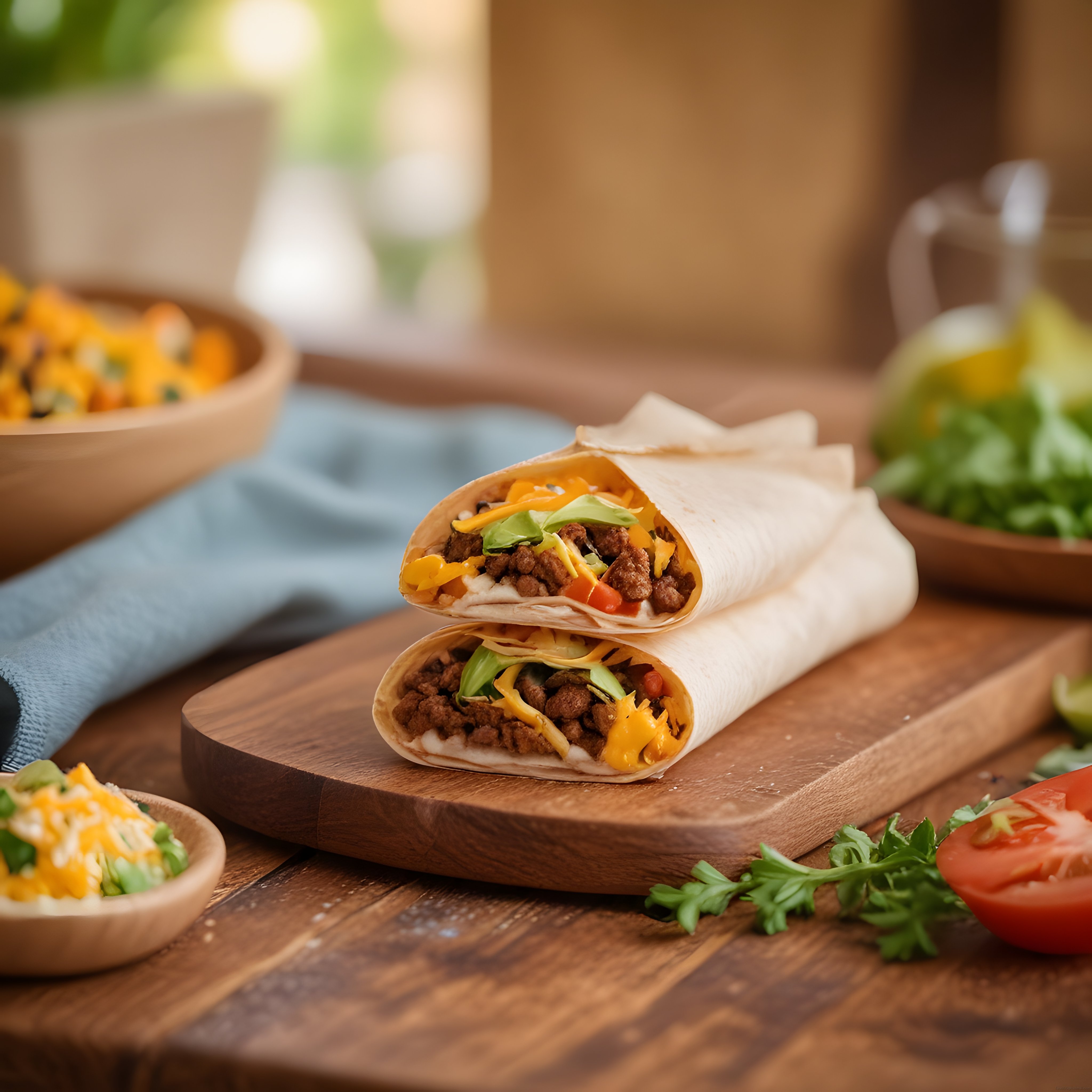 Evde Kolay Kıymalı Burrito: Peynirli ve Avokadolu Meksika Dürüm Tarifi