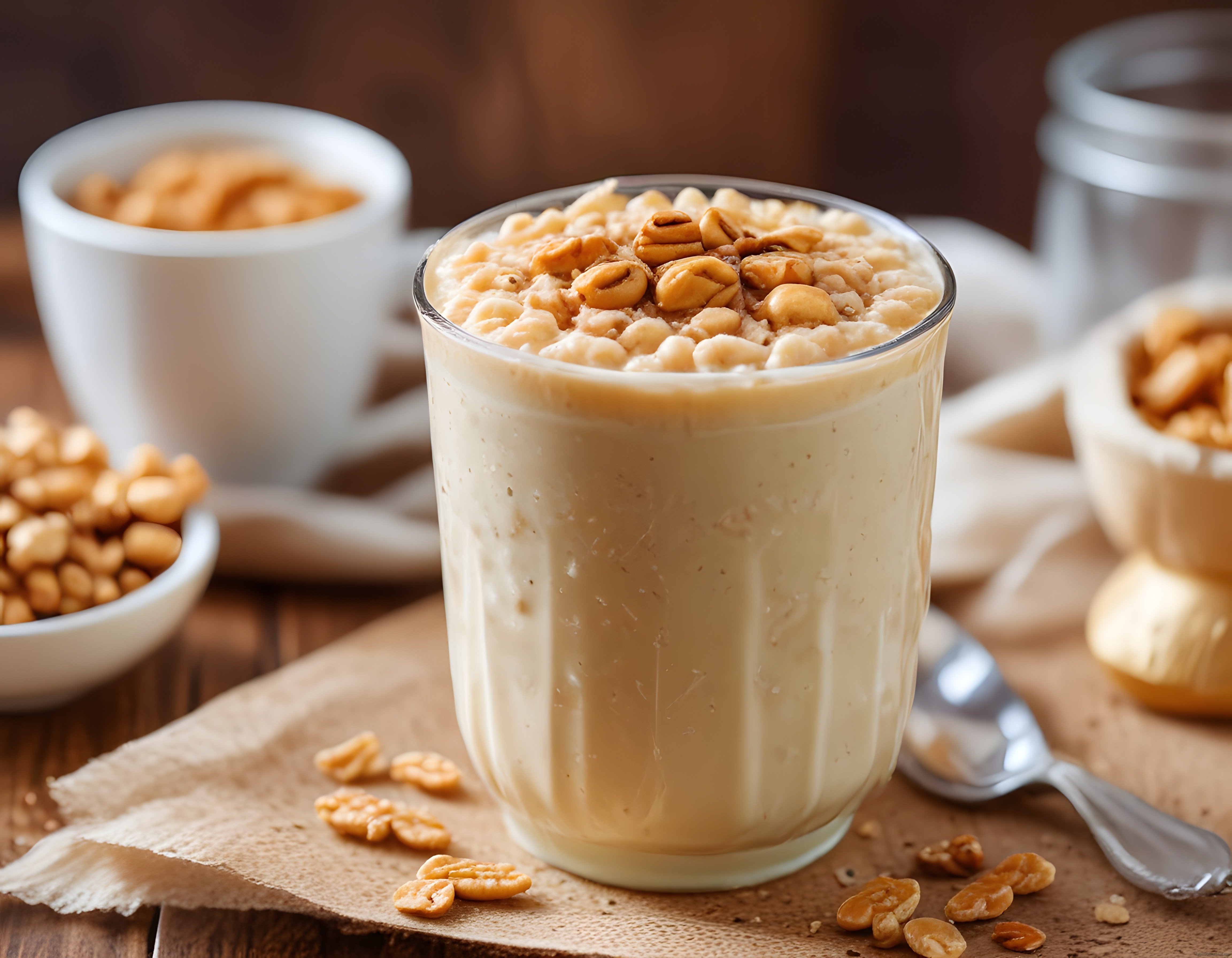 Evde Kolayca Hazırlanan Fıstık Ezmeli Kremalı Smoothie Tarifi