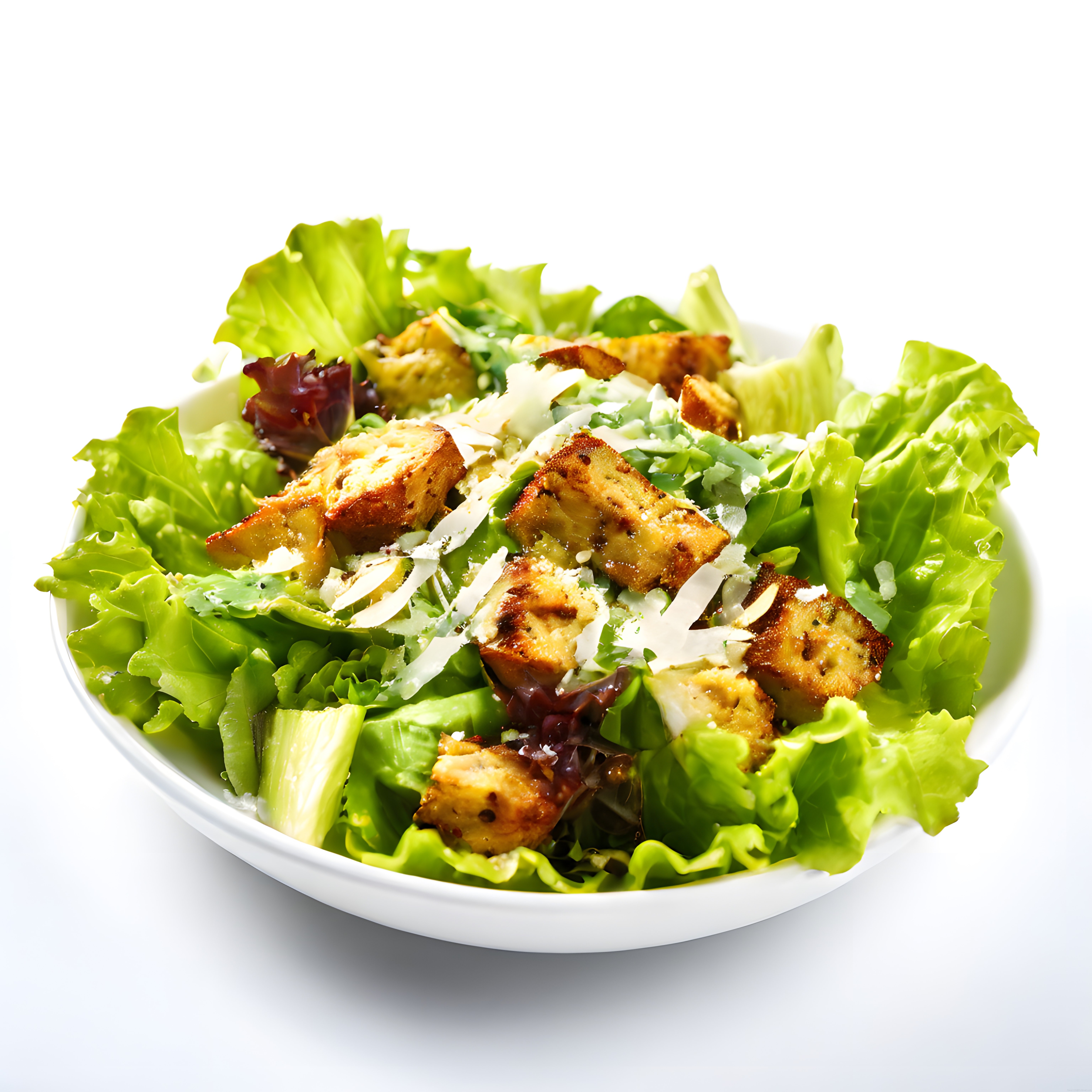 Evde Kolayca Hazırlayabileceğiniz Çıtır Krutonlu Yeşil Salata Tarifi