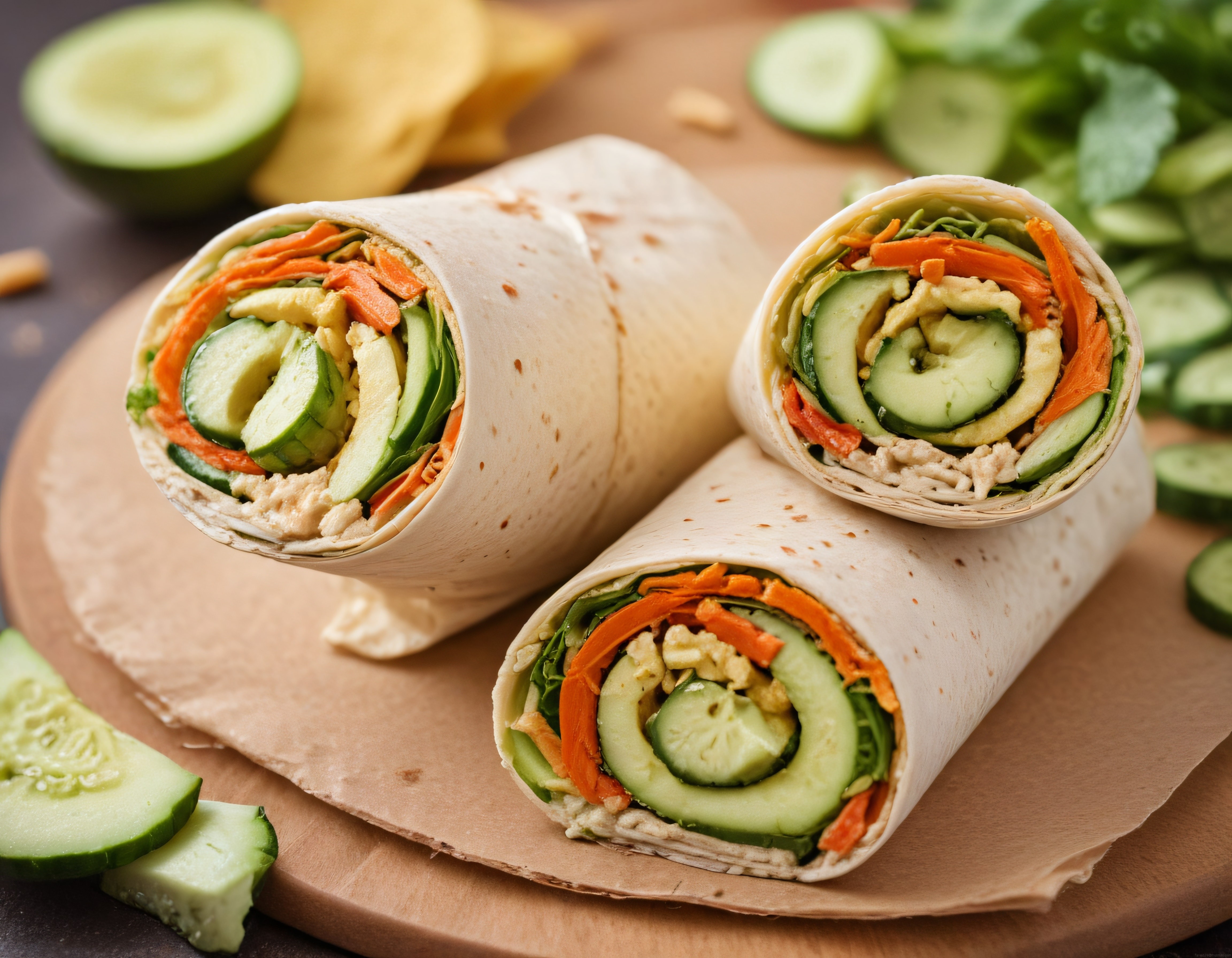 Evde Tavuklu Sebzeli Wrap Nasıl Yapılır? Pratik ve Doyurucu Tarif
