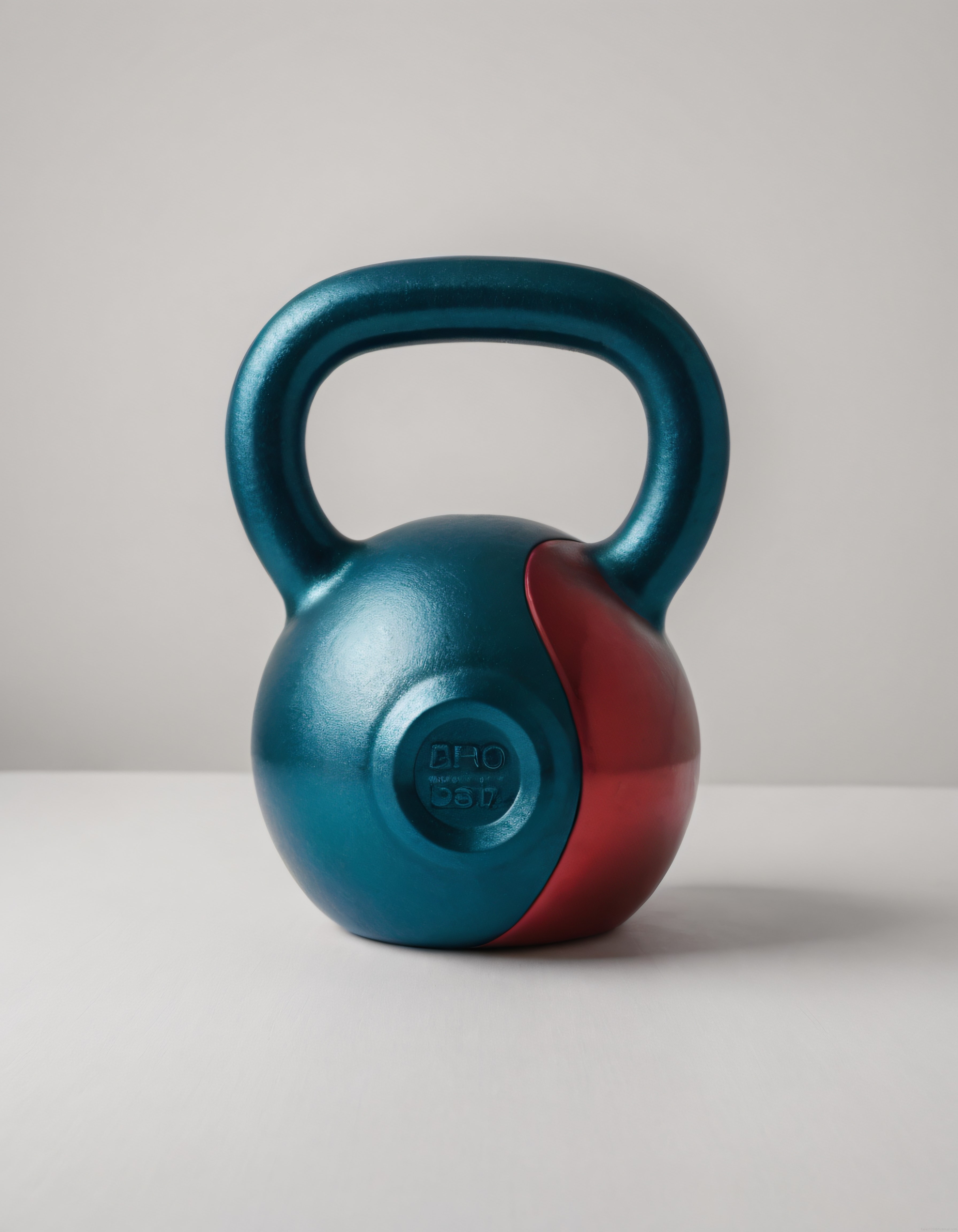 Evde ve Salonda Kullanıma Uygun 8 Kg Vinyl Kaplı Kettlebell Spor Ekipmanı