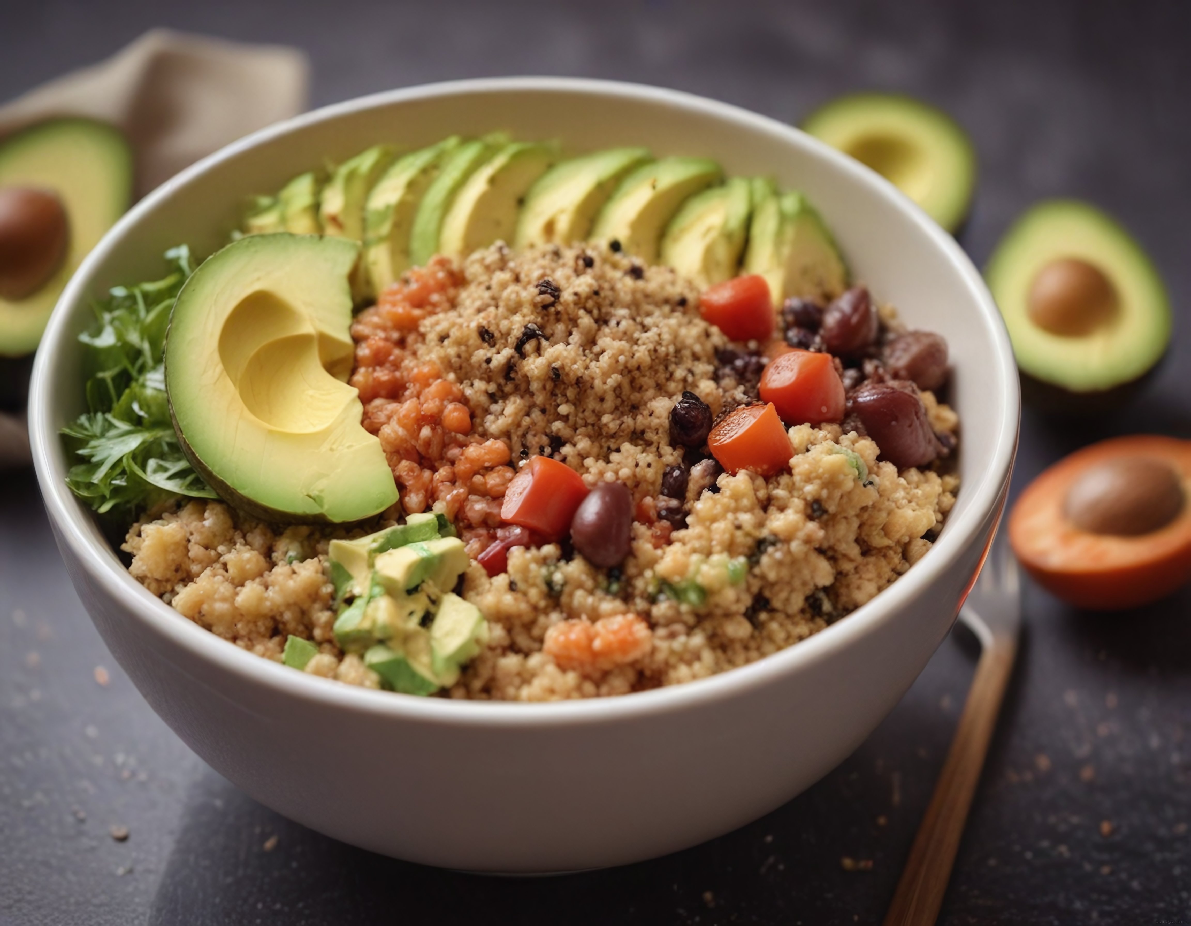 Evde Yapabileceğiniz Avokadolu Kinoa Bowl ile Sağlıklı ve Besleyici Vegan Öğün