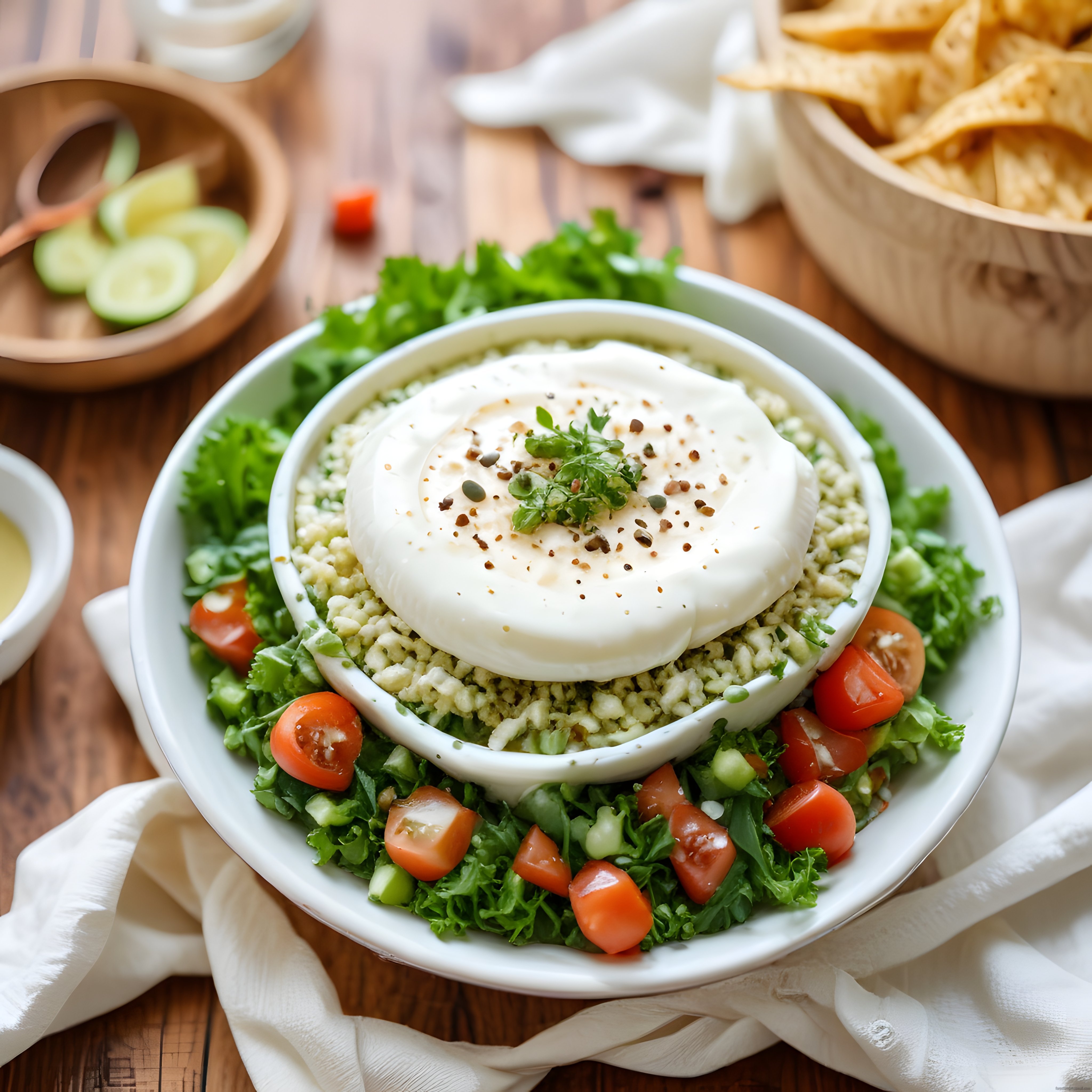 Ferah Burrata Salatası: Taze Yeşillikler ve Domateslerle Renkli Tarif