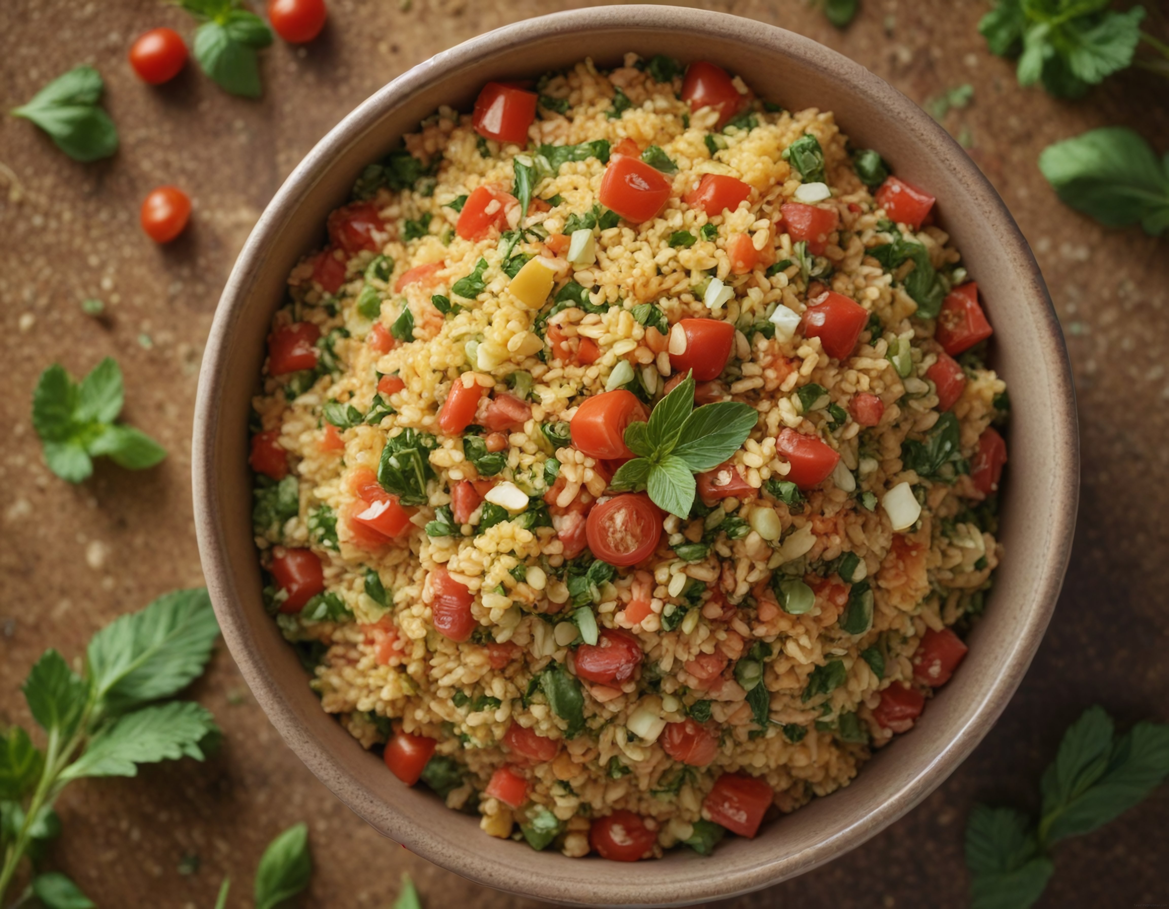 Ferah Kısır Tarifi: Taze Sebzeler ve Nar Ekşili Lezzetli Bulgur Salatası