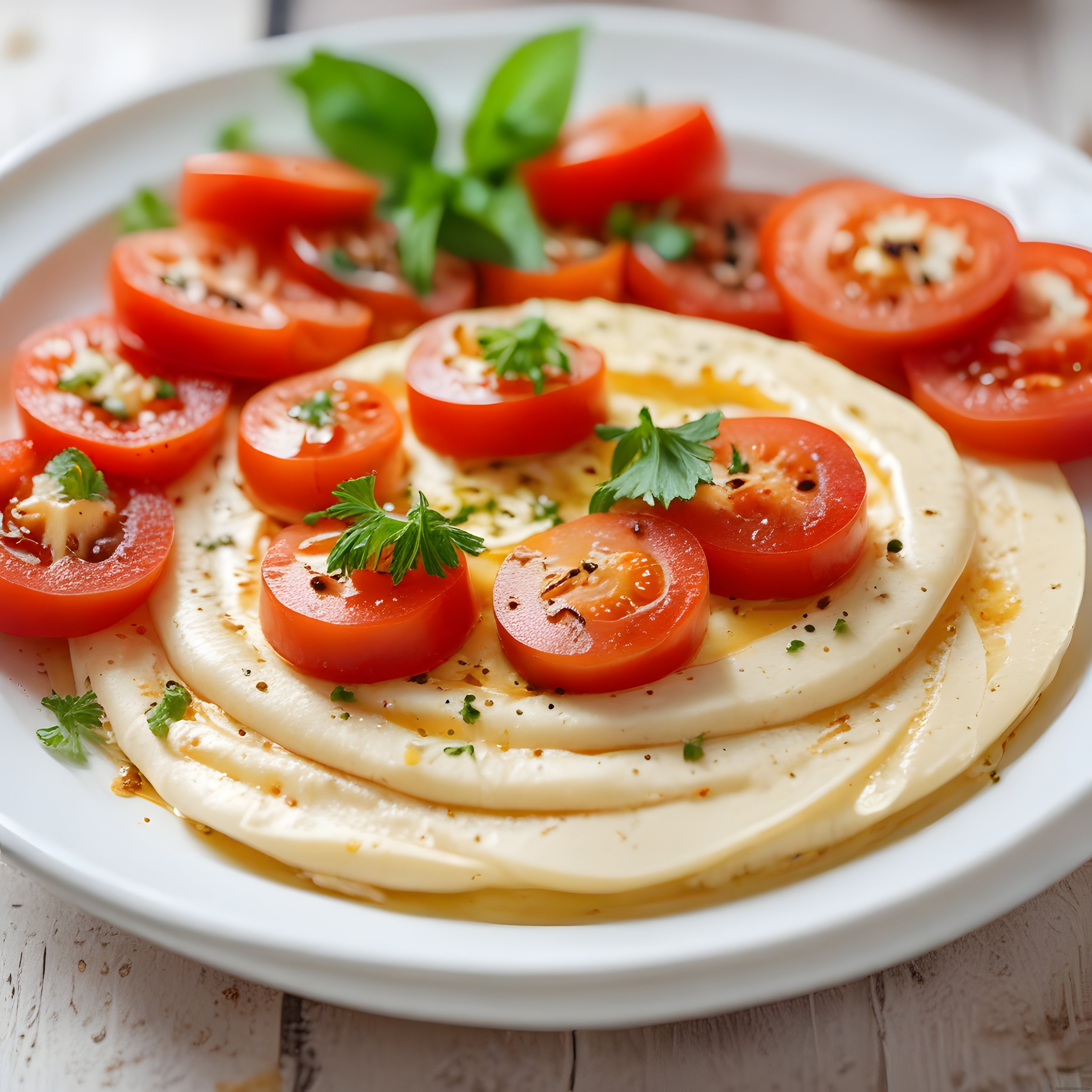 Ferah ve Lezzetli Peynirli Domates Salatası: Kahvaltılık ve Aperatif Sunum Fikri