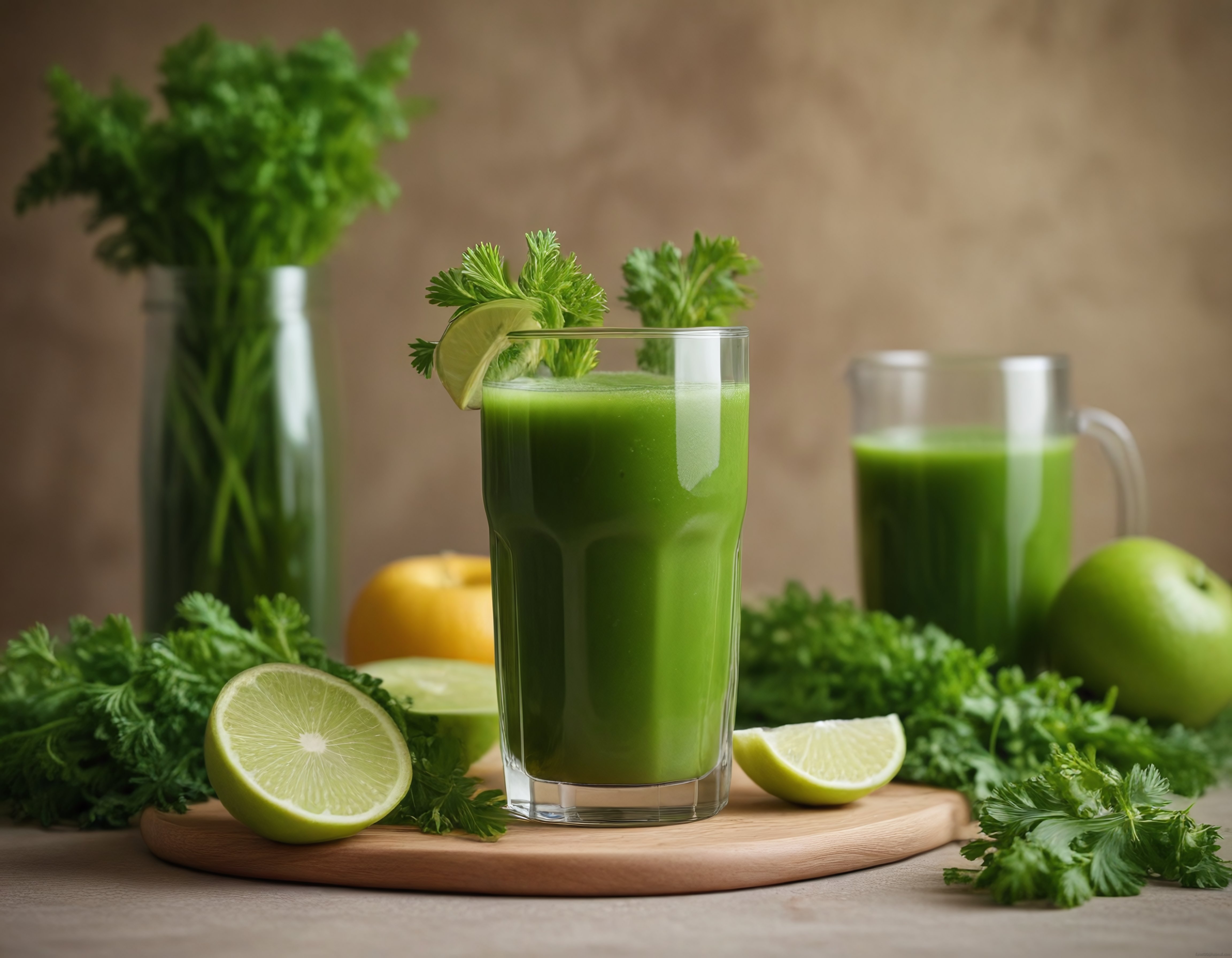 Ferahlatıcı Yeşil Detoks Suyu: Limon, Maydanoz ve Elmalı Sağlıklı İçecek Tarifi