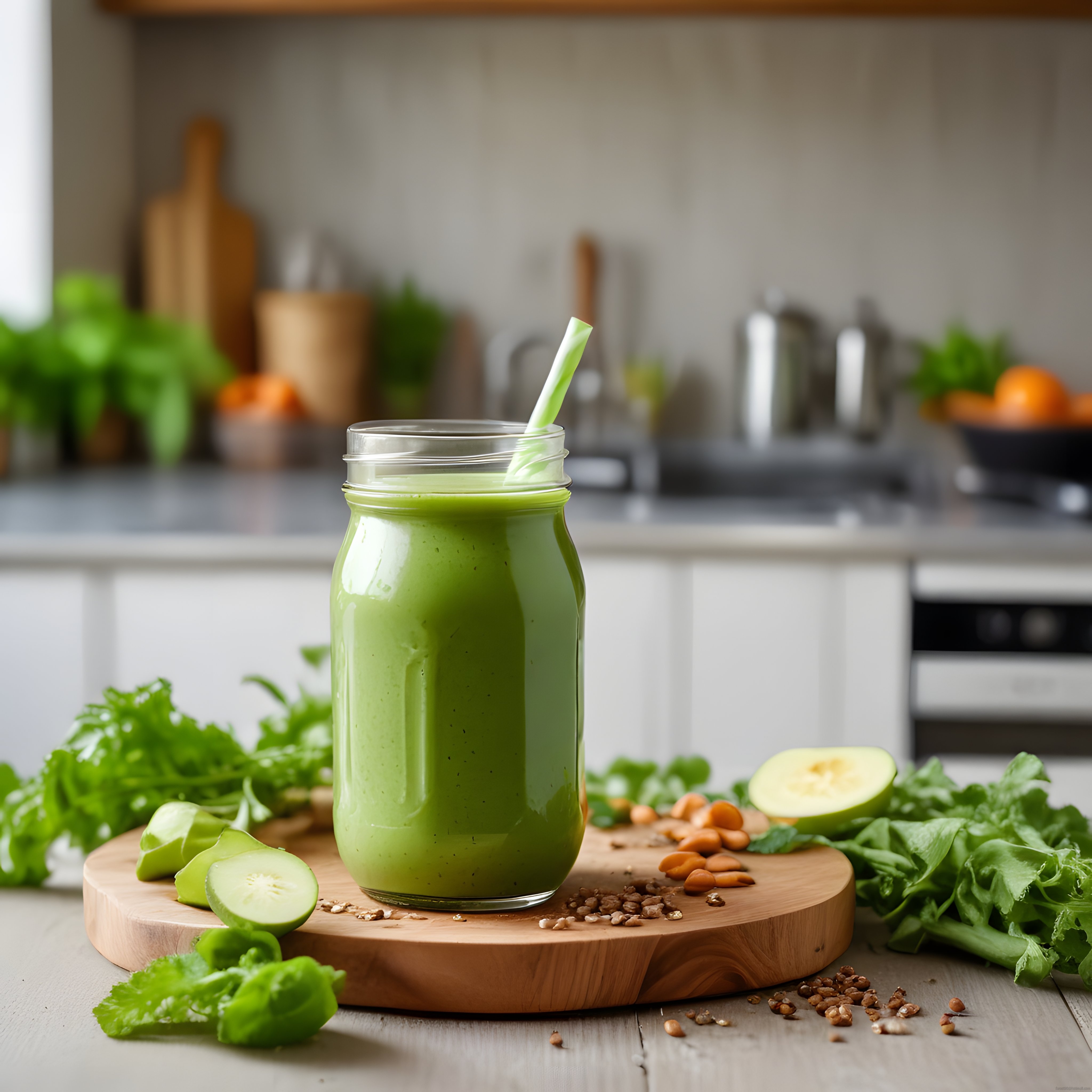 Ferahlatıcı Yeşil Smoothie Tarifi: Sağlıklı ve Lezzetli Ev Yapımı Detoks İçeceği