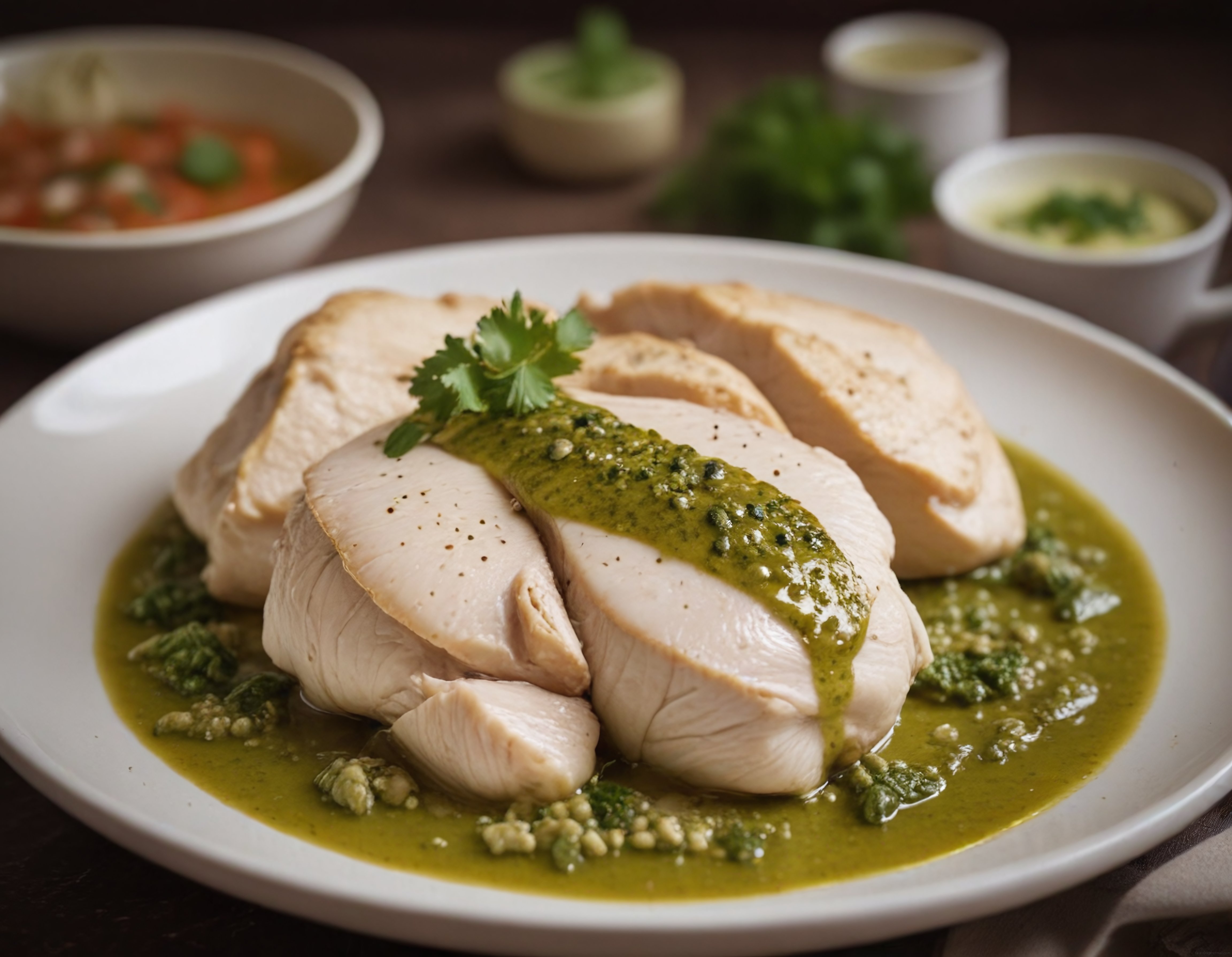 Fesleğen Soslu Izgara Tavuk Göğsü ile Gourmet Sunum ve Tarif Önerisi