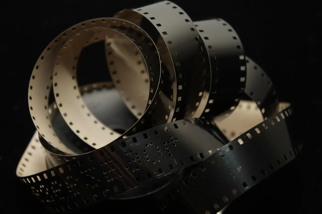 Film makarası vintage fotoğraf - nostaljik kare
