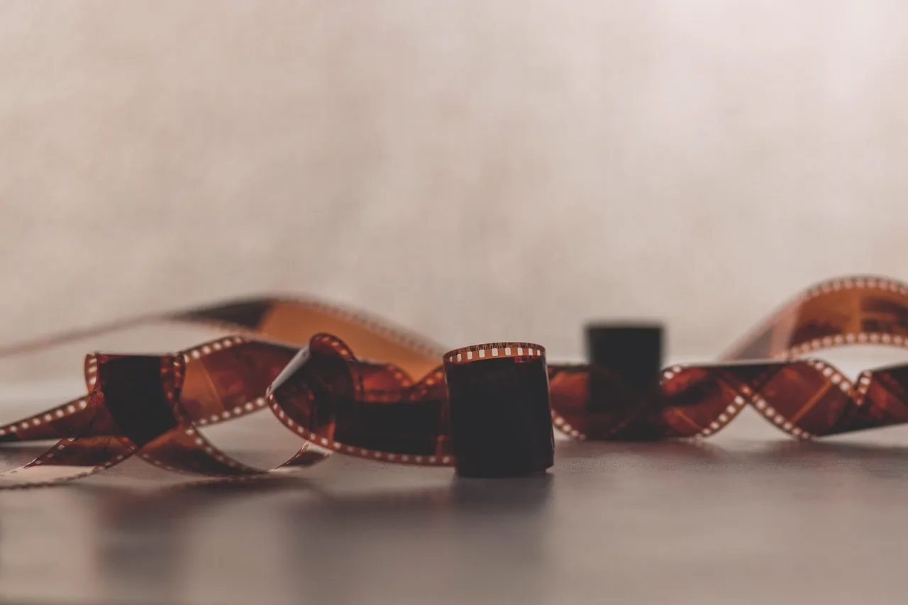 Film şeridi nostaljik retro fotoğrafı