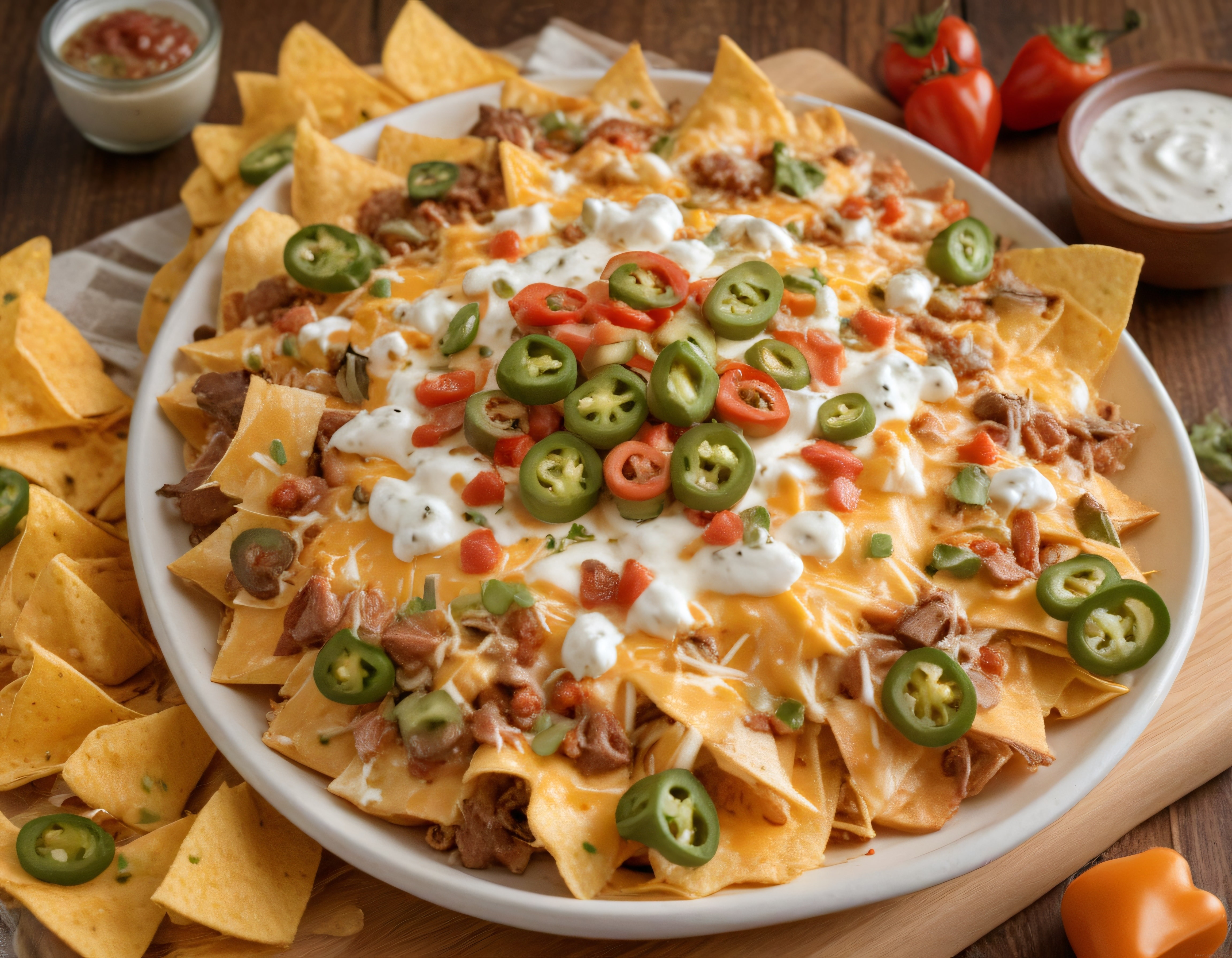 Fırında Etili Nachos: Jalapeno ve Cheddar Peyniriyle Meksika Lezzeti