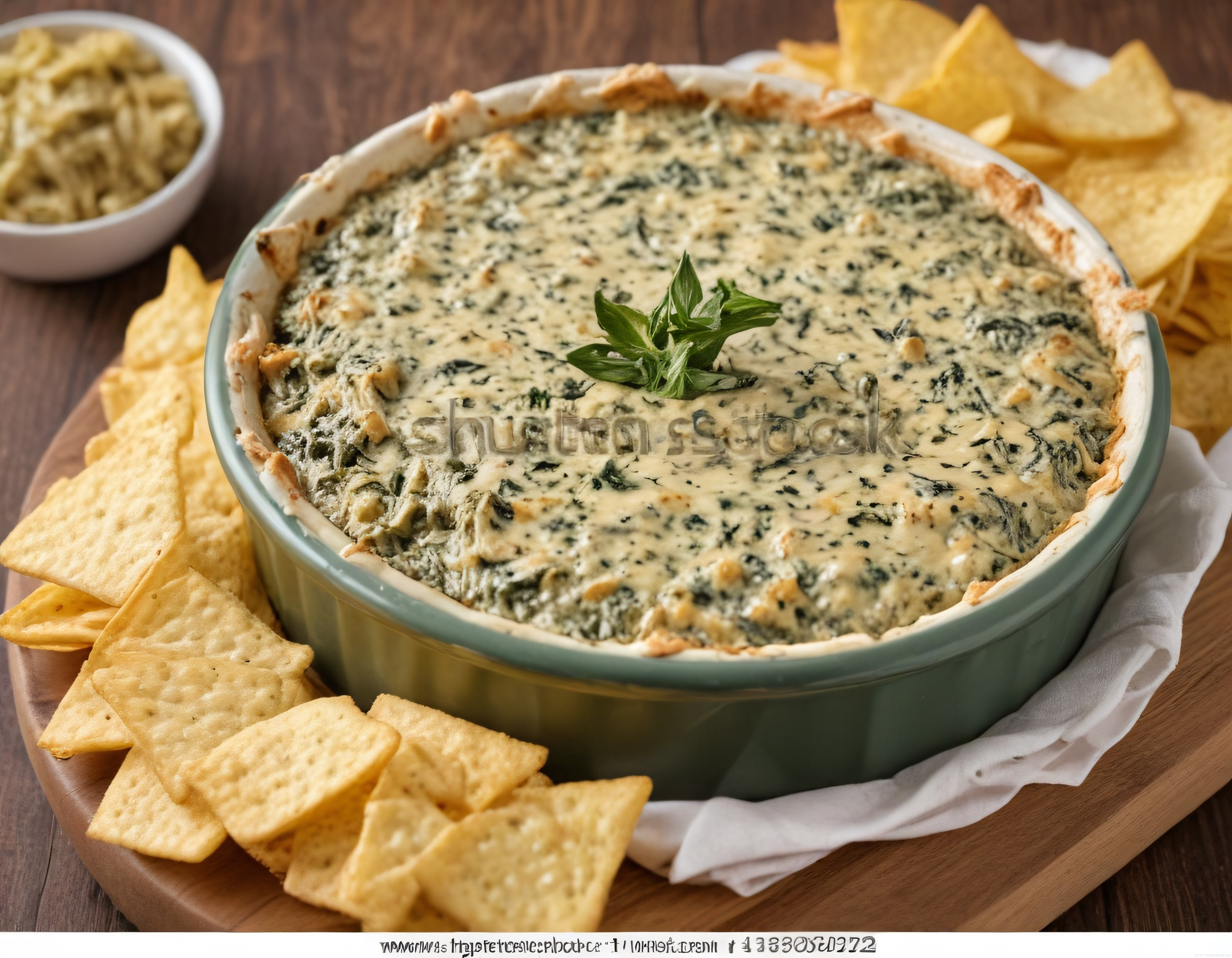 Fırında Ispanaklı Enginarlı Dip ve Cips ile Efsane Atıştırmalık Tarifi