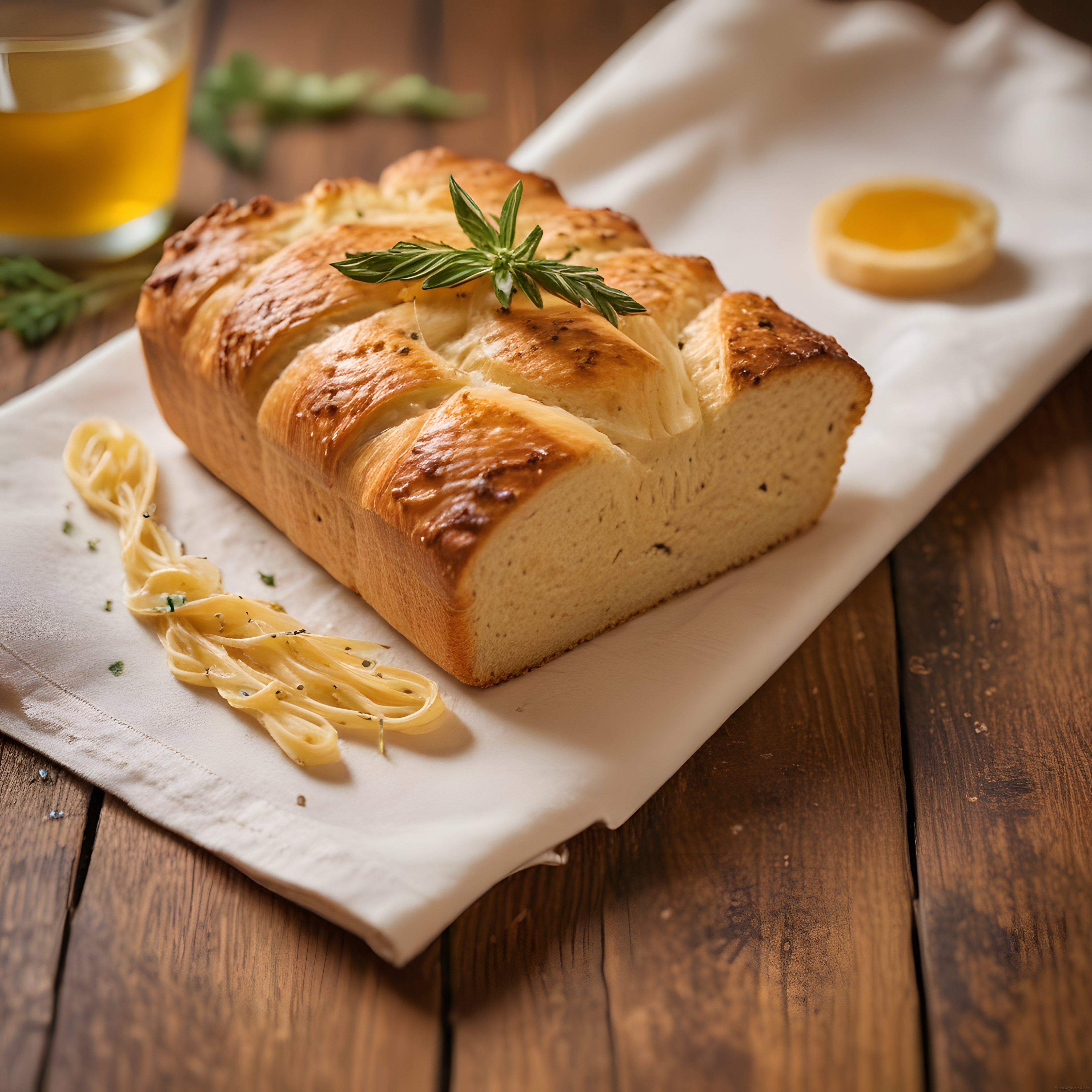 Fırında Kızarmış Peynirli Ekmek Tarifi ve Sunum Önerileri