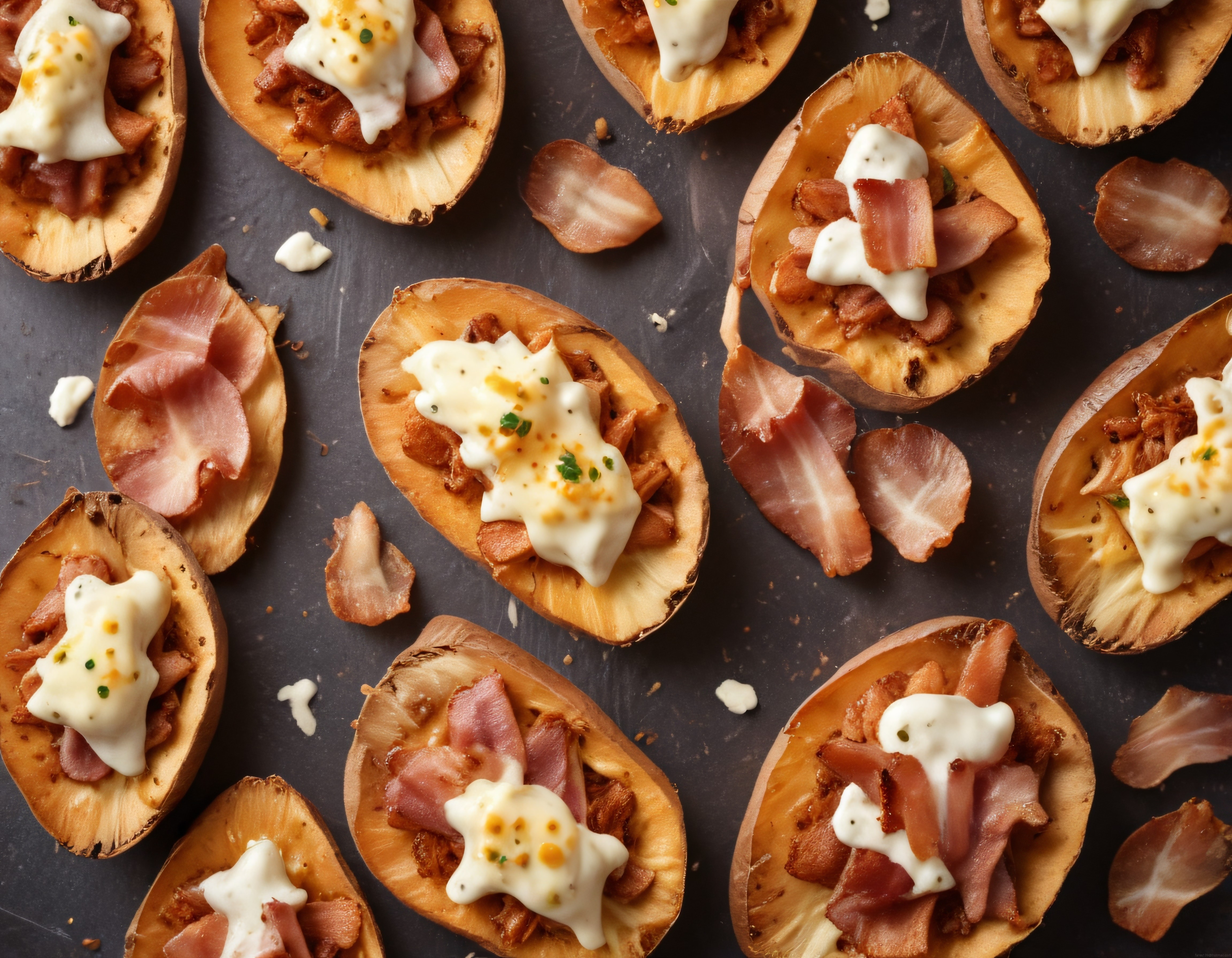 Fırında Patates Derisi Dilimleri: Bacon ve Özel Soslu Nefis Atıştırmalık