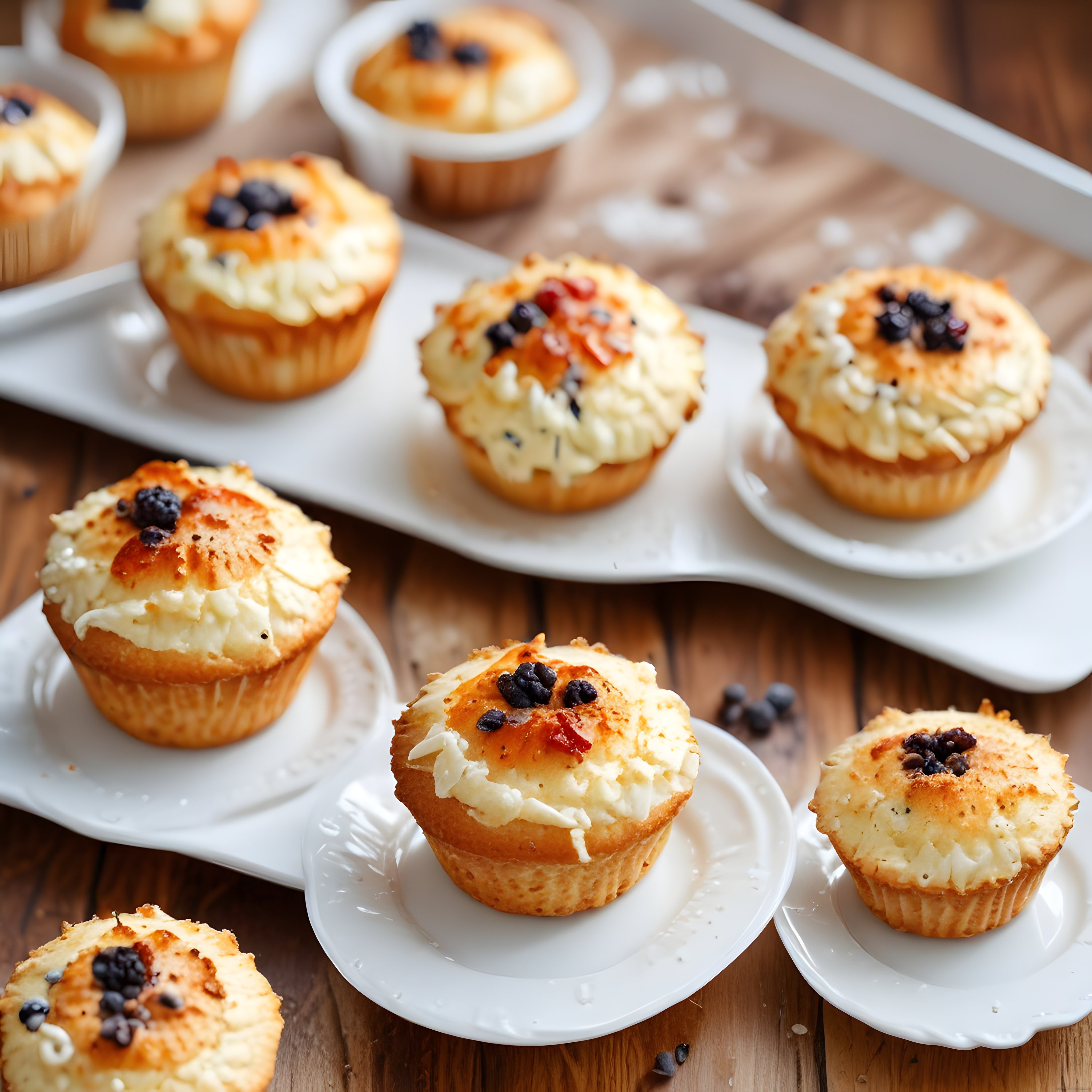 Fırında Peynirli Muffin Tarifi: Kahvaltılık ve Atıştırmalık Mini Lezzetler