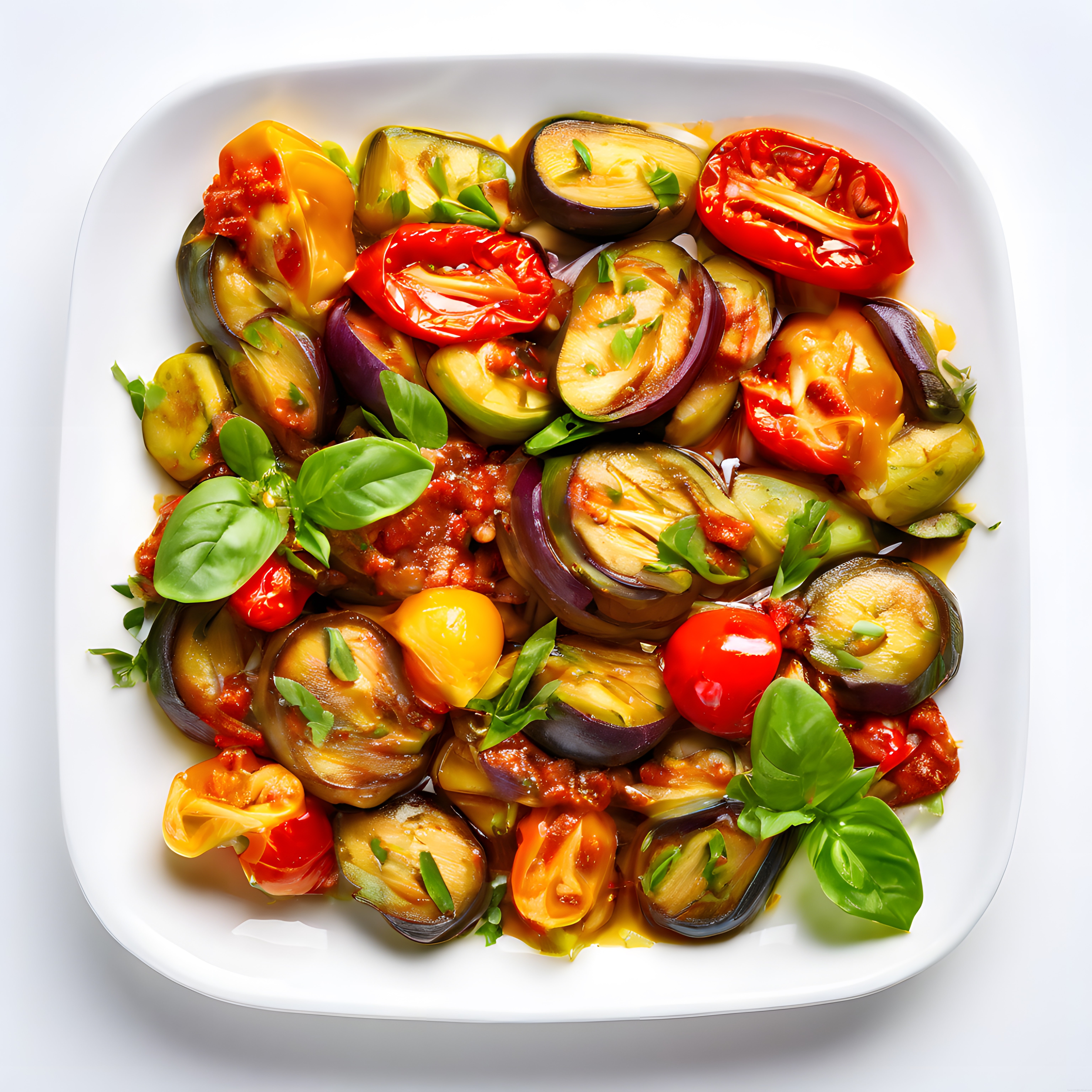 Fırında Sebze Ratatouille: Patlıcan, Kabak ve Domatesli Sağlıklı Yemek Tarifi