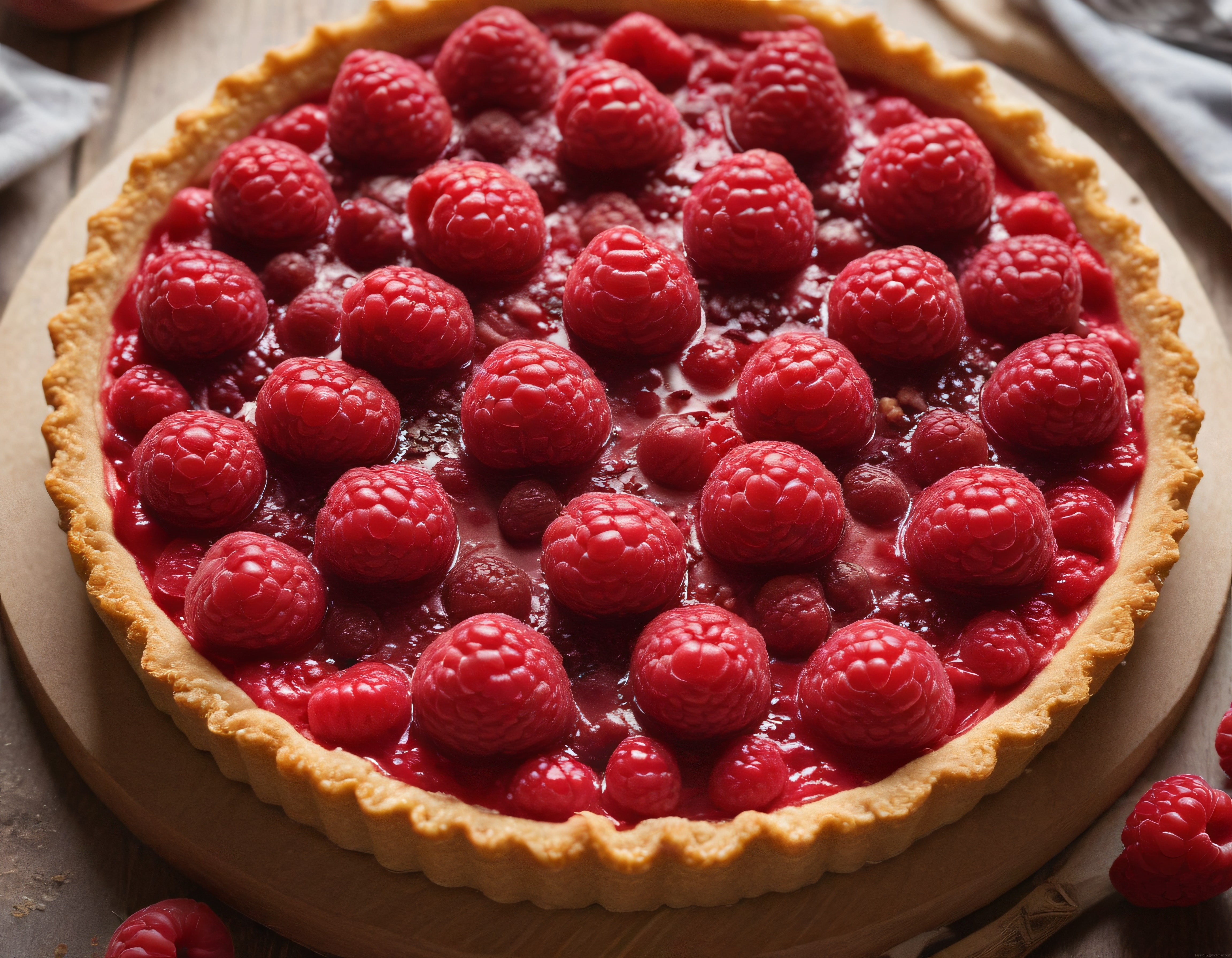Fırından Taze Çıkmış Çıtır Frambuazlı Tart Tarifi ve Sunum Önerileri