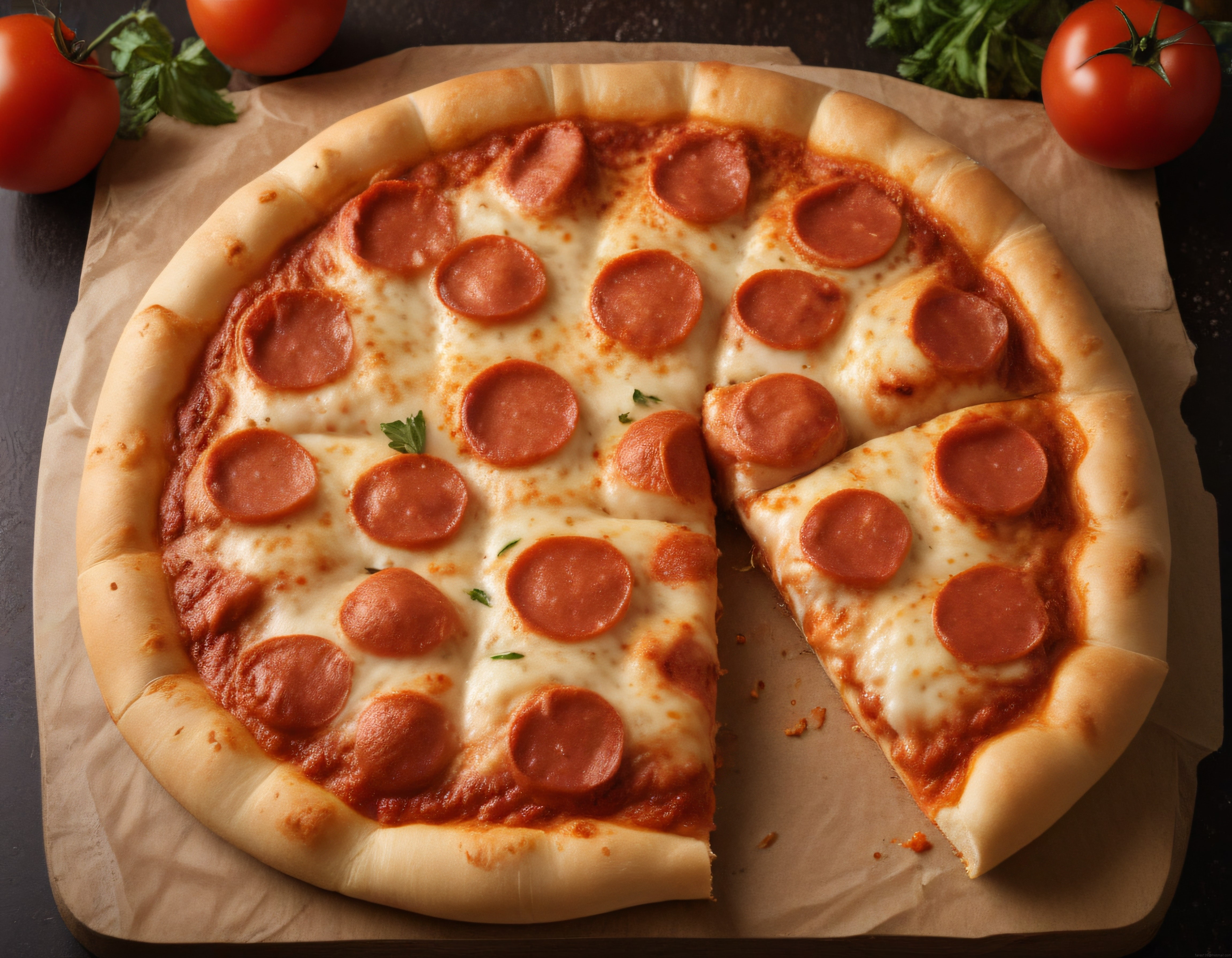 Fırından Taze Çıkmış Sucuklu Pepperoni Pizza Tarifi ve Sunum Önerisi