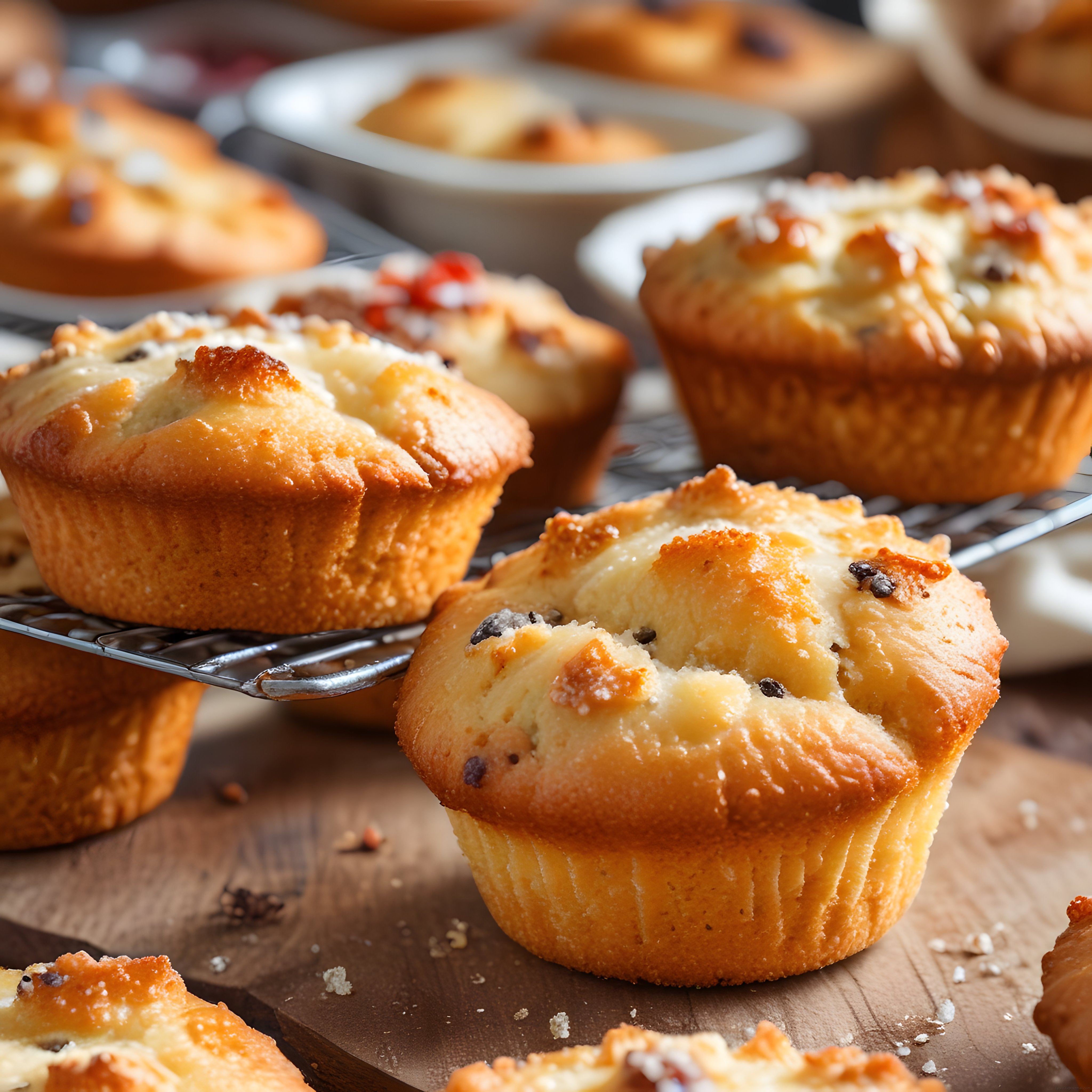 Fırından Taze Çikolatalı Muffinler ve Fındıklı Ev Yapımı Tatlılar
