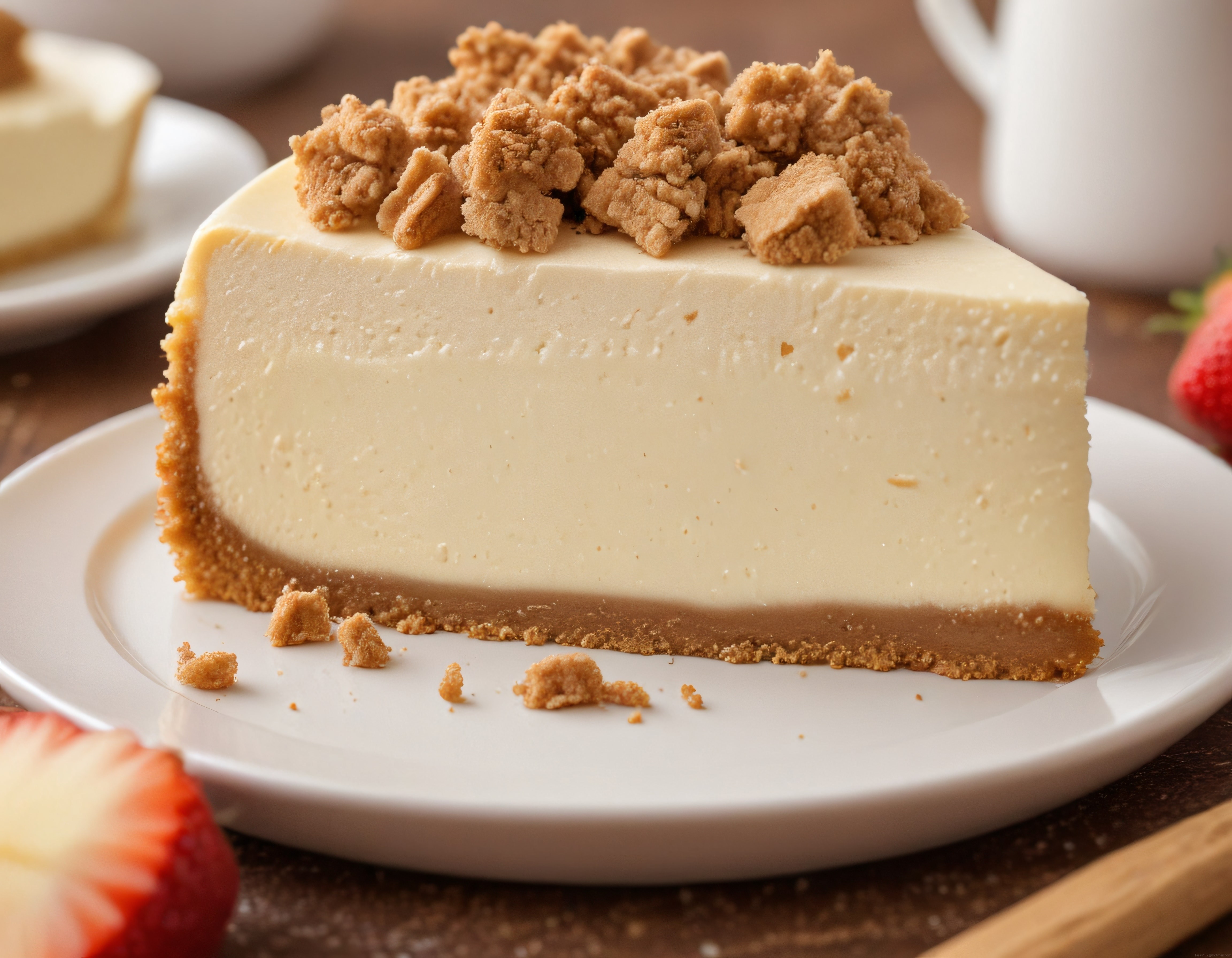 Fırınsız Cheesecake Dilimi: Bisküvi Tabanlı Kremalı Ev Yapımı Tatlı