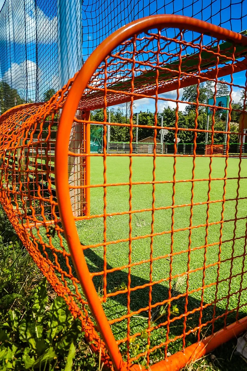 Futbol golü oyun alanında - açık hava sporu