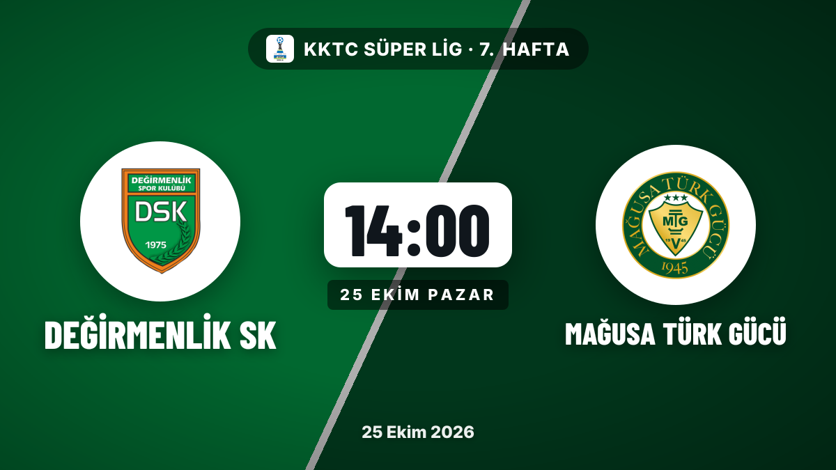 Değirmenlik SK, Mağusa Türk Gücü'nü ağırlayacak