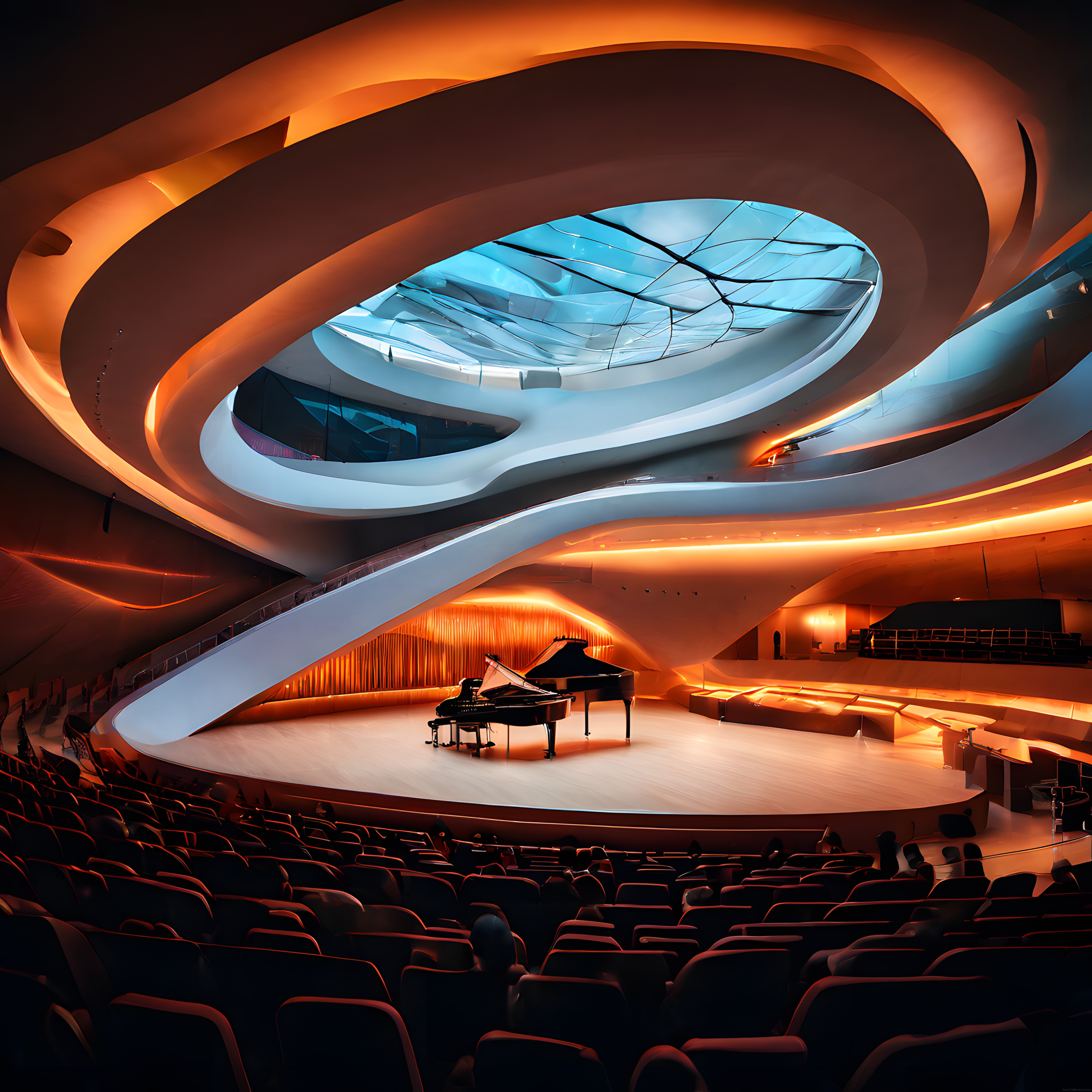 Geleceğin Akustik Mimarisi: Modern Konser Salonunun Işık ve Form Dansı