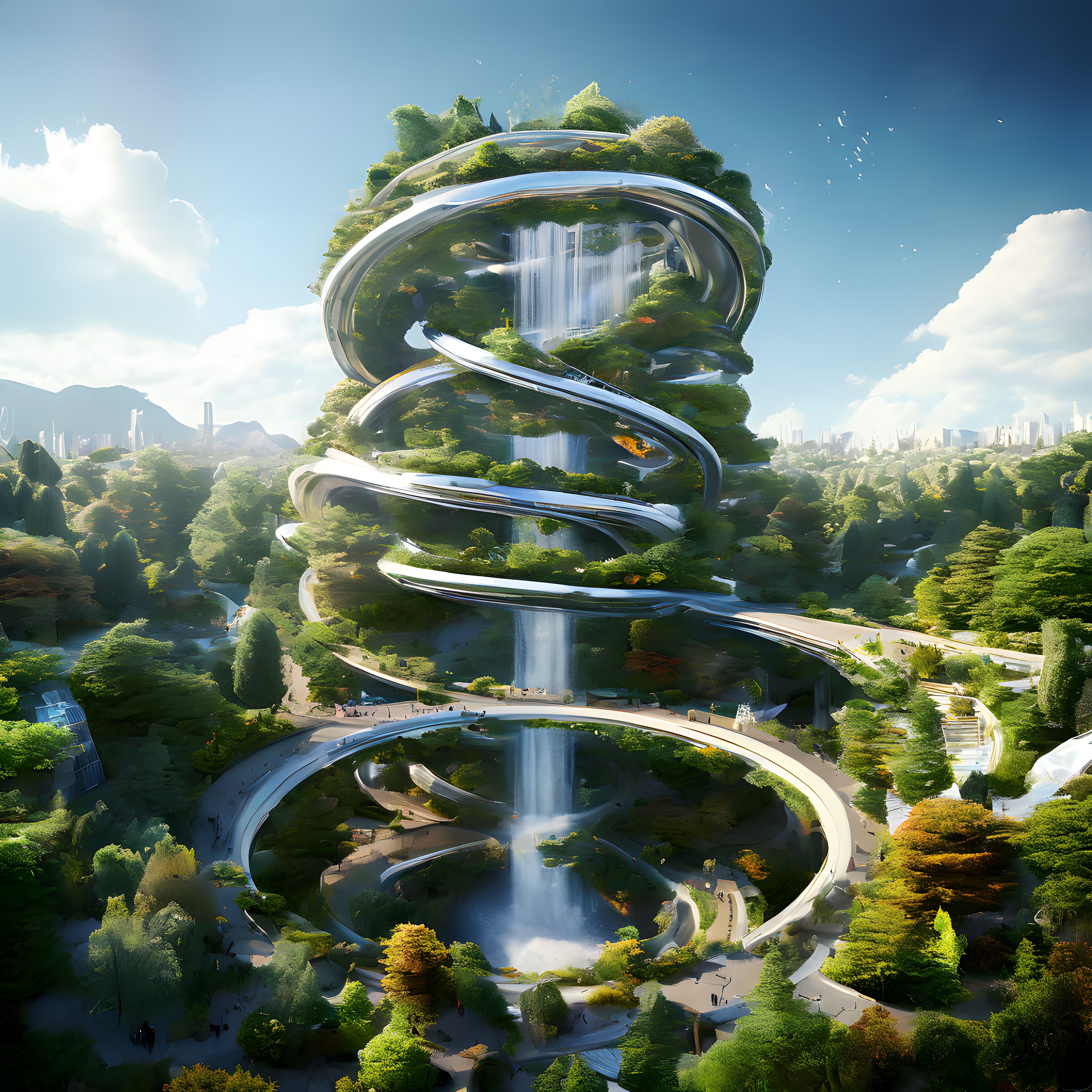 Geleceğin Ekolojik Kulesi: Doğa ve Teknolojinin Göz Kamaştıran Uyumu
