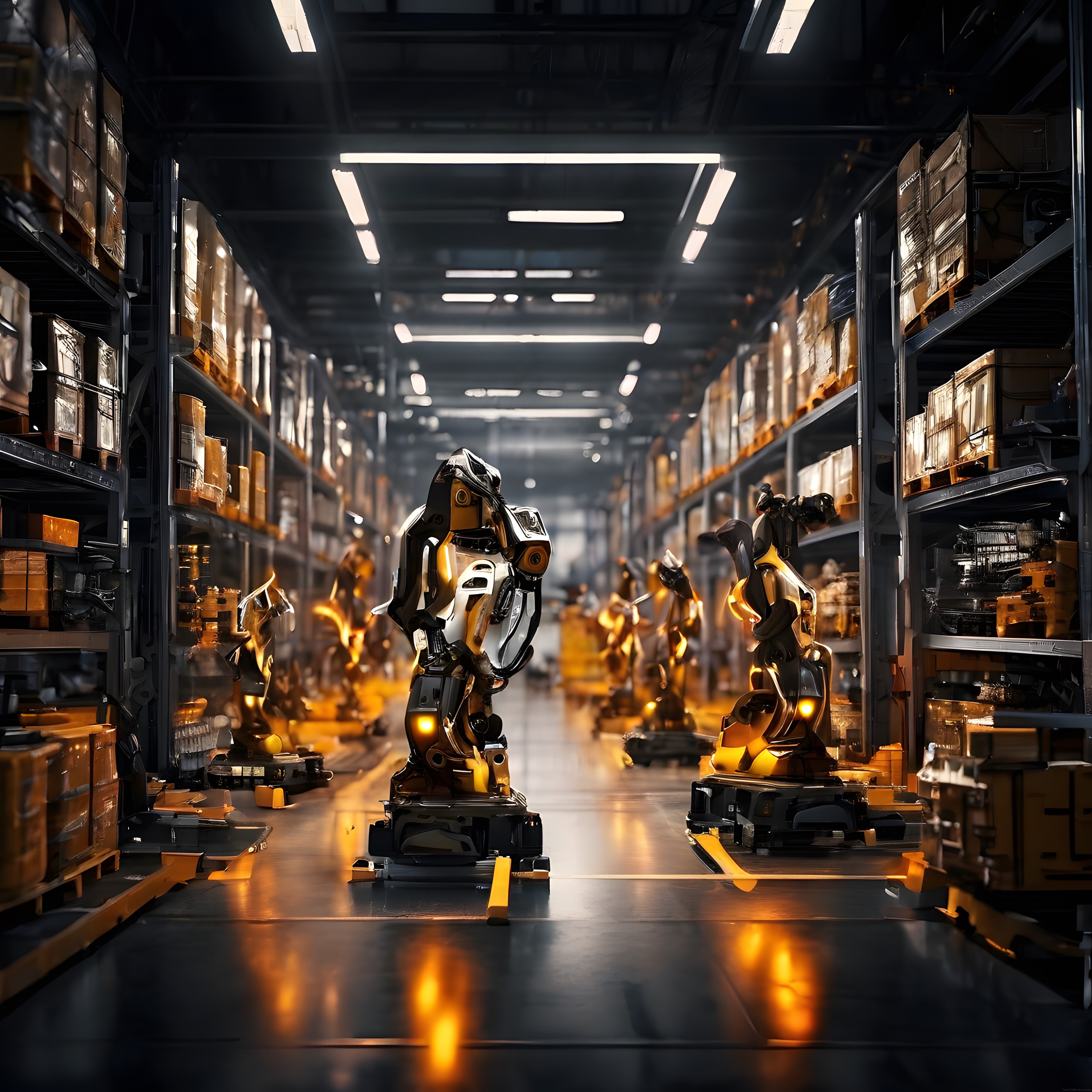 Geleceğin Lojistik Merkezi: Otonom Robotlarla Çalışan Akıllı Depo